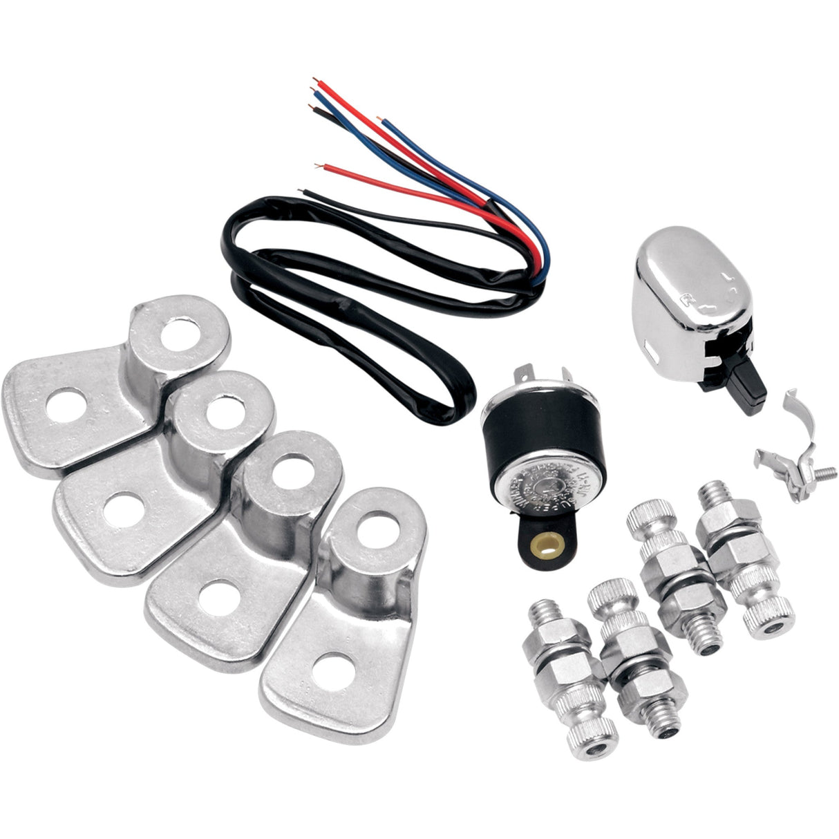 K&S TECHNOLOGIES 25-9000 25-9000 Universal Turn Signal Wiring Kit Turn Signal Wiring Kit w/ Brackets - Universal