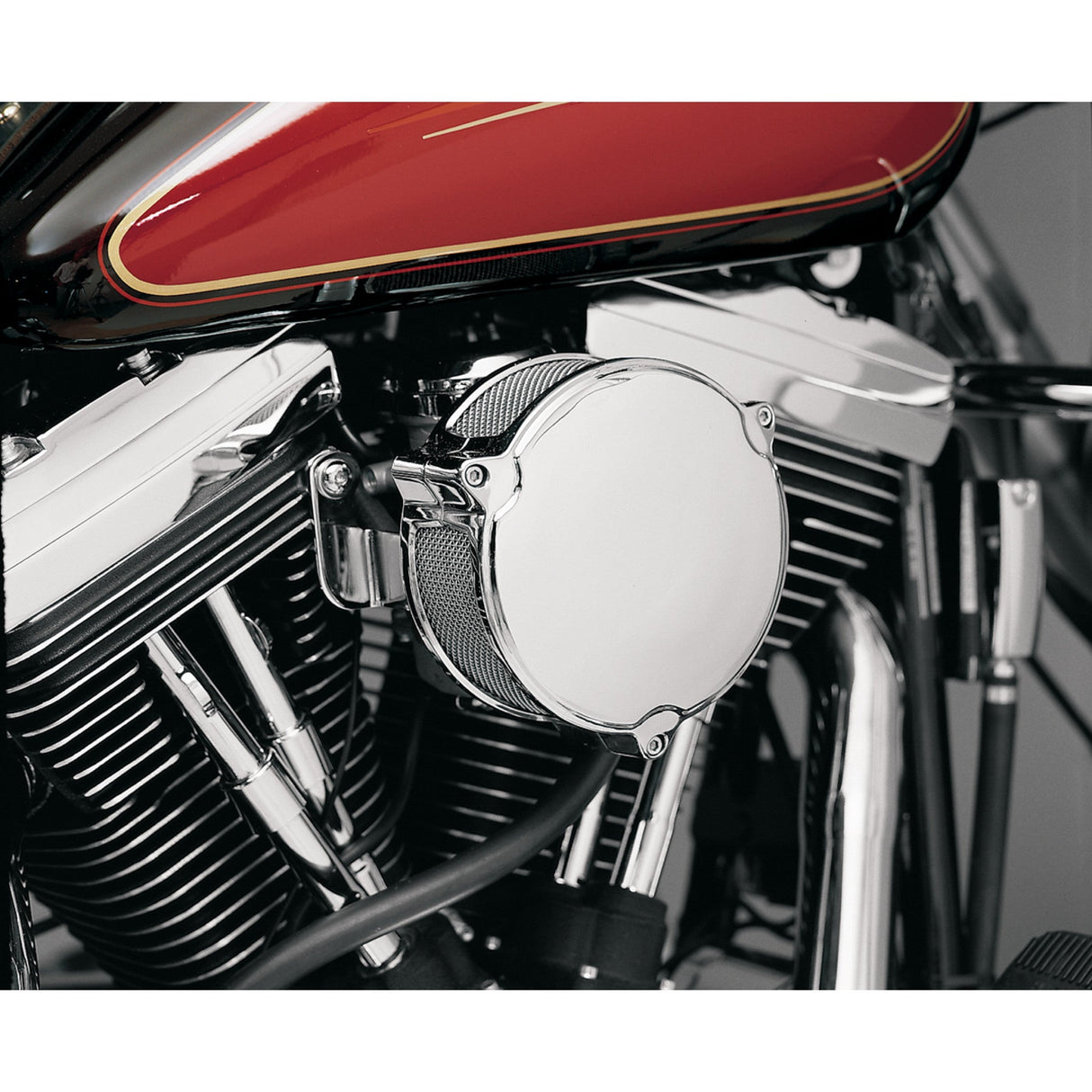 Drag Specialties High Performance 6" Dragtron™ II Air Cleaner Kit Chrome For Harley Motorcycles 1988-2006