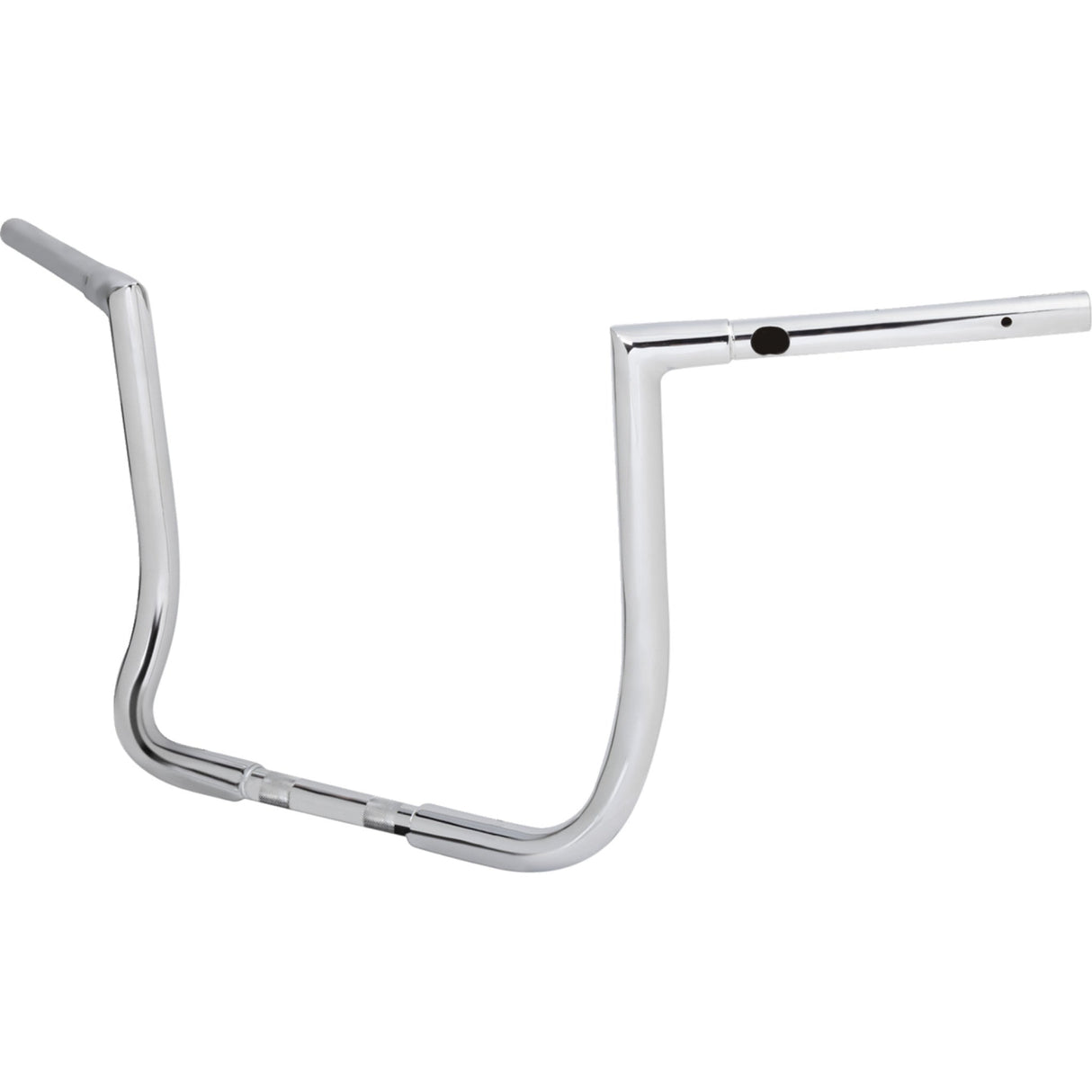LA CHOPPERS 0601-6754 LA-7367-14W Pre-Wired Twin Peaks Handlebar - 1-1/4" x 14" - Chrome