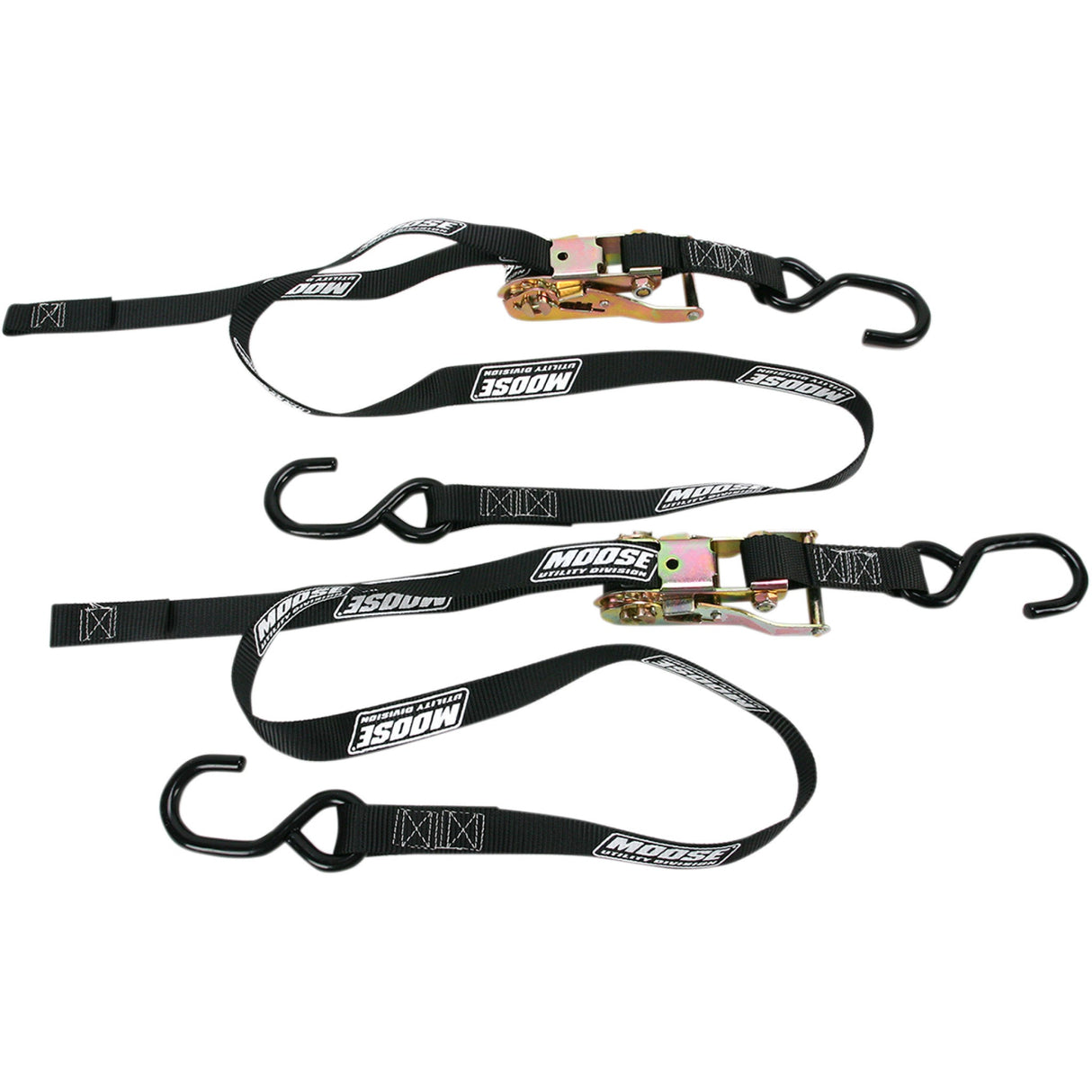 MOOSE OFFROAD 3920-0297 3920-0297 Heavy-Duty Tie-Downs Ratchet Tie-Down - 1" - Black