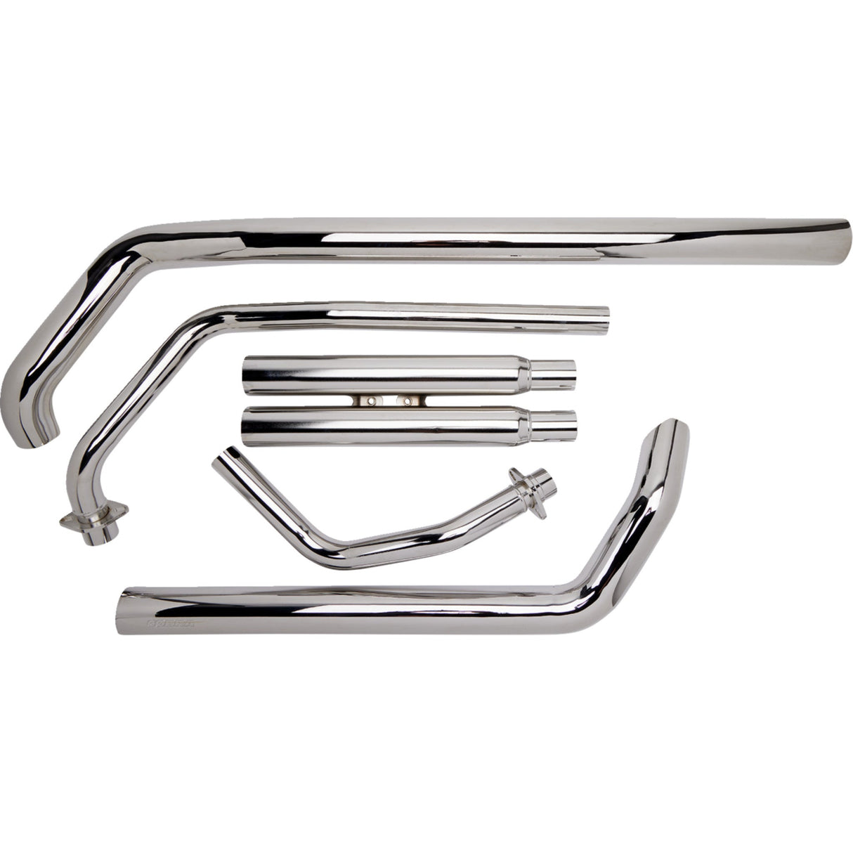Cobra Streetrod 2-Into-2 Exhaust System - 1721T Honda VT600C Shadow 1988-2007