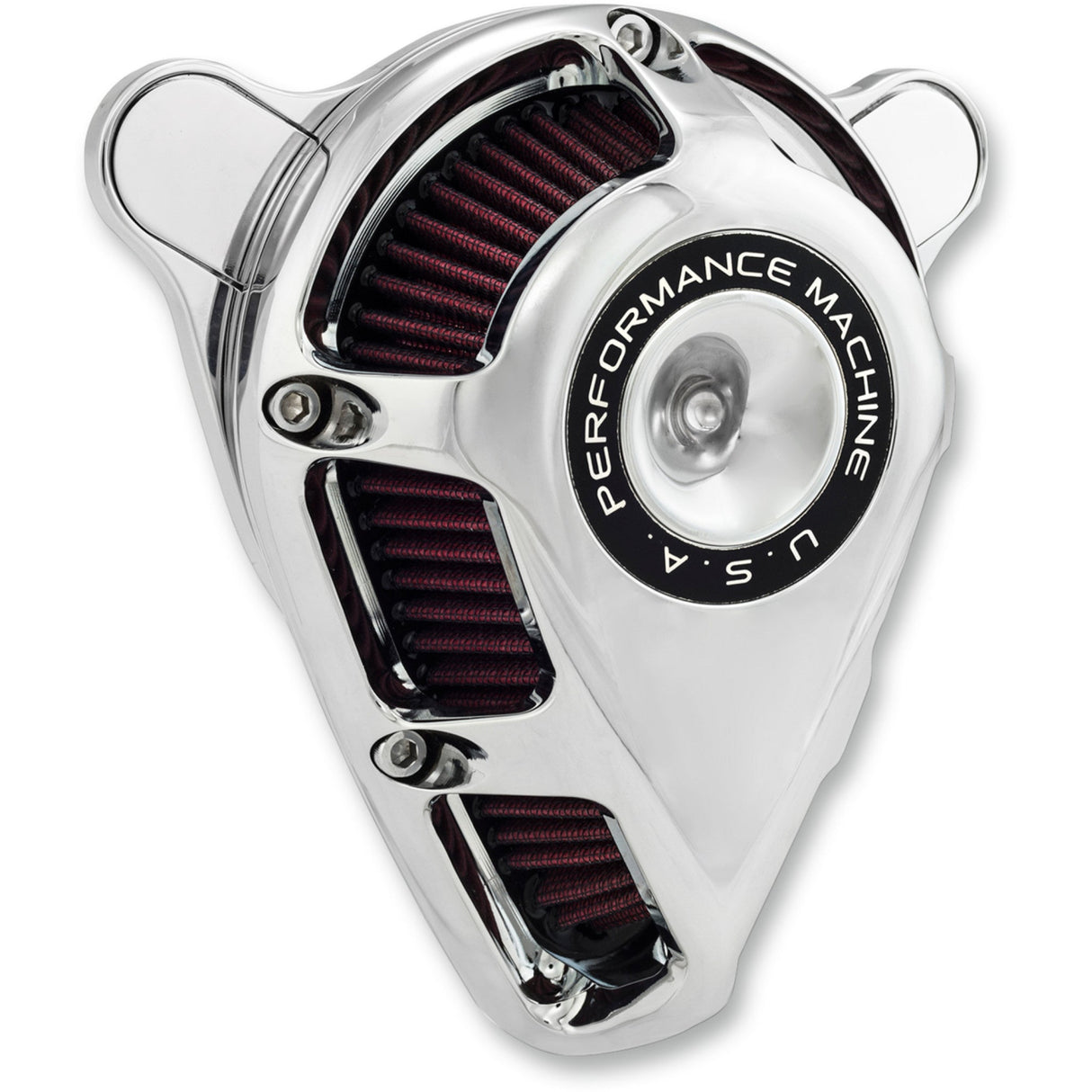 PERFORMANCE MACHINE (PM) 1010-1586 0206-2112-CH Jet Air Cleaner Kit - Chrome