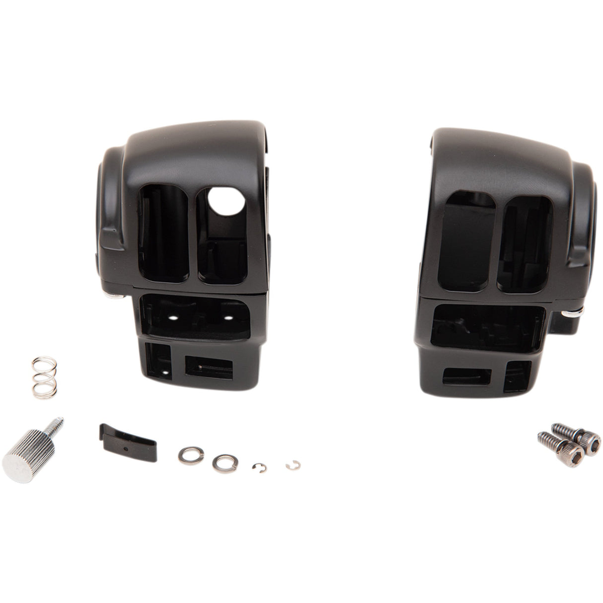 Drag Specialties Handlebar Switch Housing Kit Radio Cruise Matte Black For Harley Touring 1996-2007