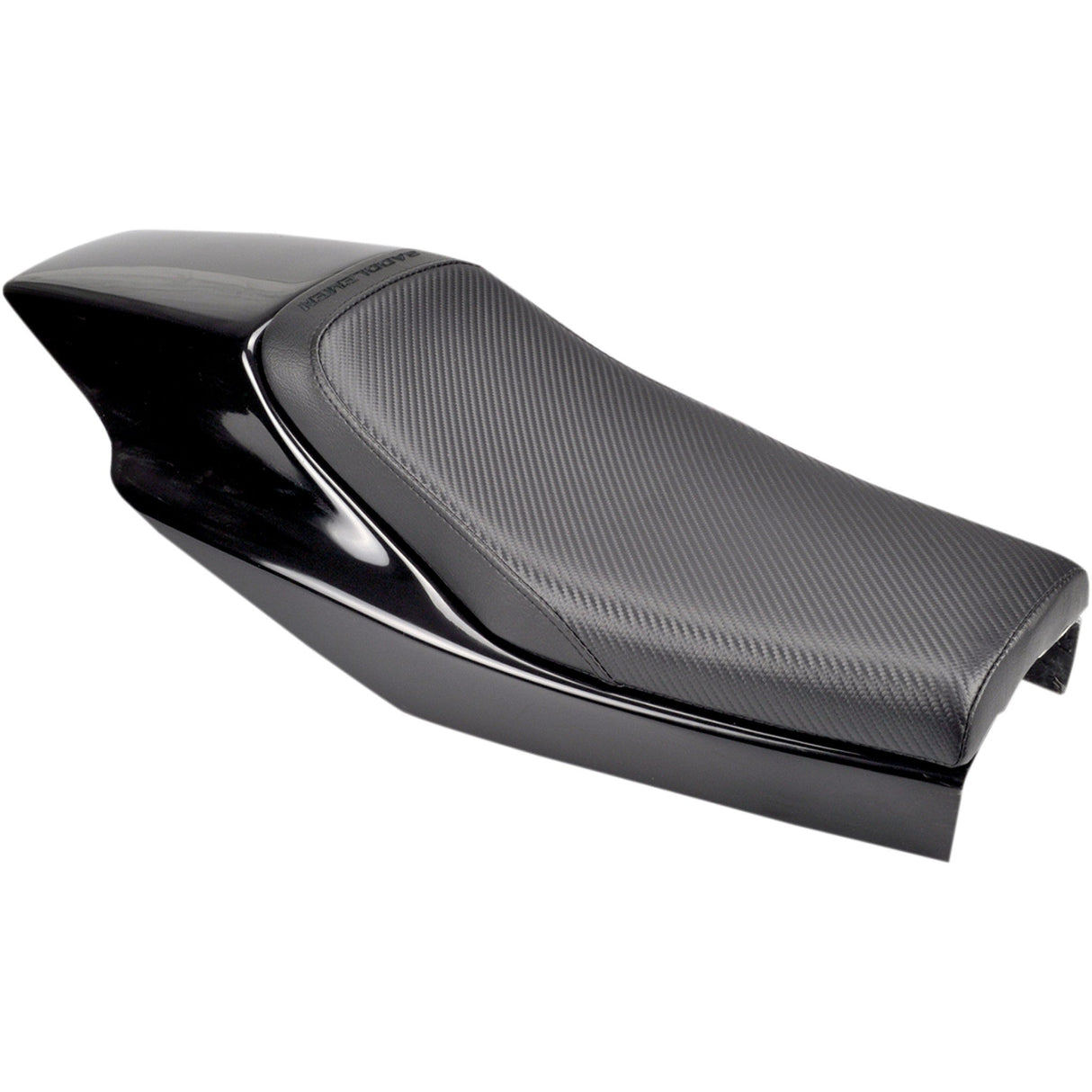 SADDLEMEN 0806-0097 Z4203 Eliminator Carbon Fiber Solo Seat Eliminator Seat - Black - Carbon Fiber