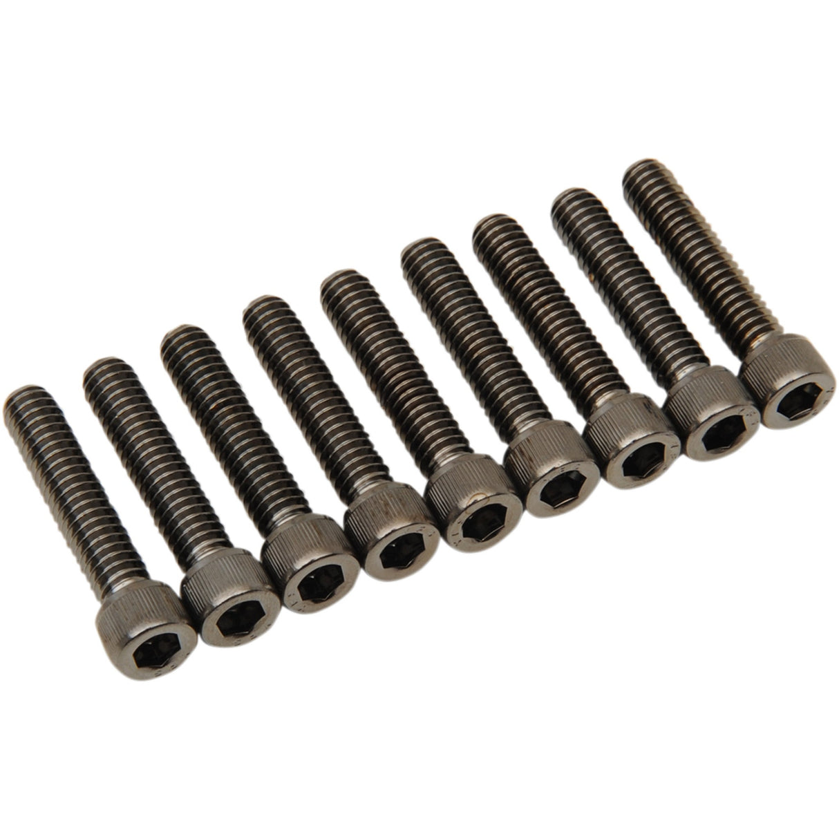 Drag Specialties M-Eight Bolt Kit Cam Cover Knurled Socket-Head Black Chrome M8 For Harley Motorcycles 2017-2021