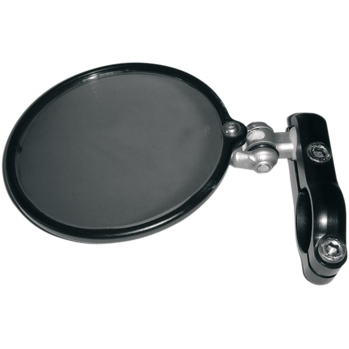 CRG Hindsight LS Folding Bar-End Mirror Side View Round Black Left Each - HSLS-200-L