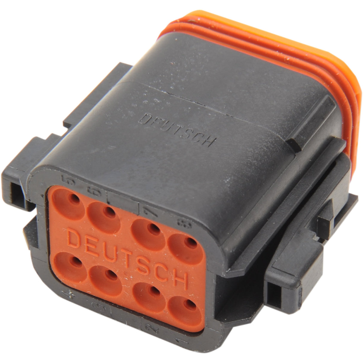 NAMZ 2120-0060 DP-8B Deutsch DT Sealed Connector Component — Wiring Connector Deutsch Plug - 8 Pin - Black