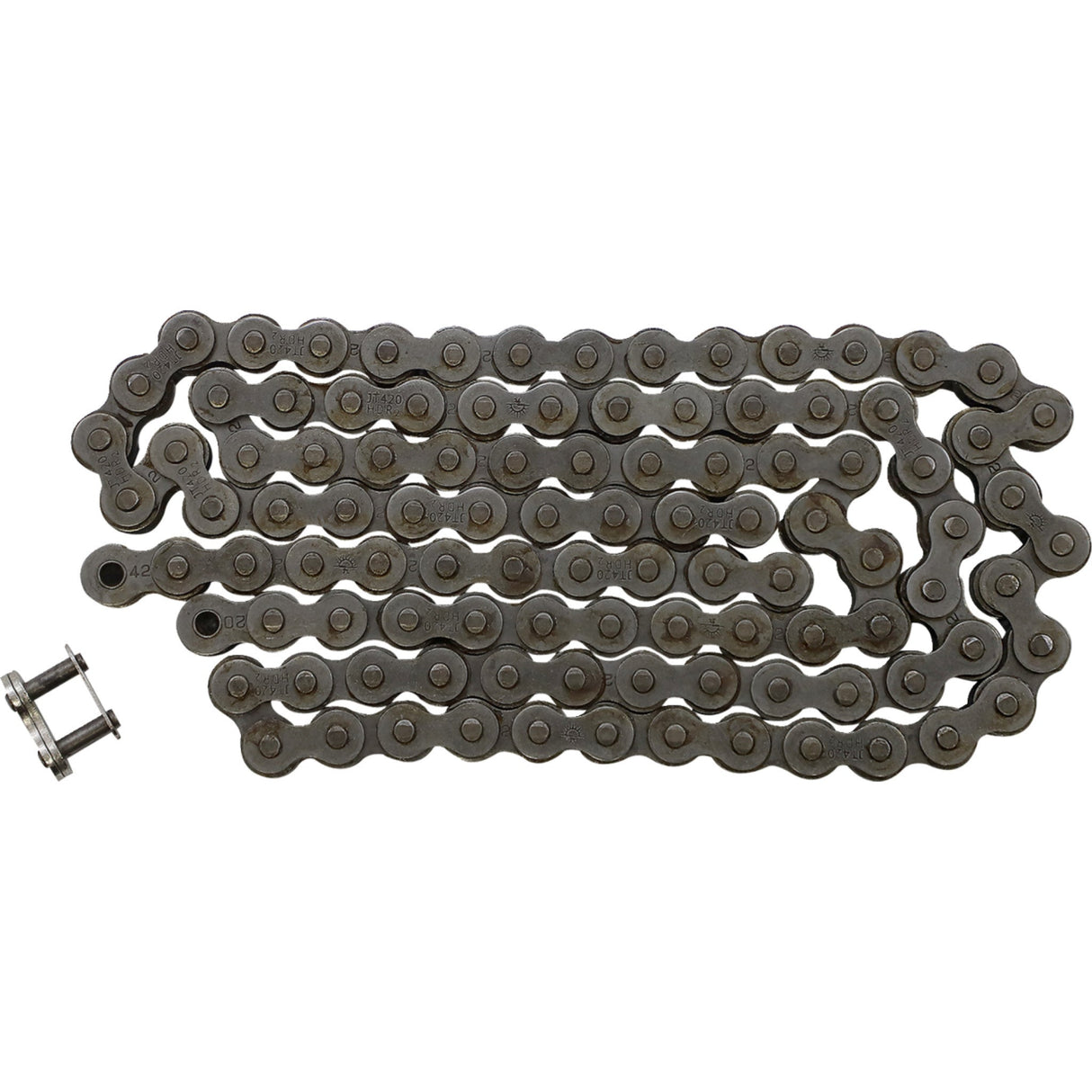JT CHAINS 1220-0114 JTC420HDR104SL 420 HDR Heavy Duty Drive Chain 420 HDR - Heavy Duty Drive Chain - Steel - 104 Links