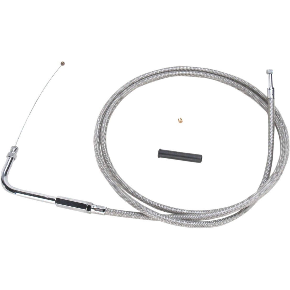 DRAG SPECIALTIES Stainless Braided Throttle Cable