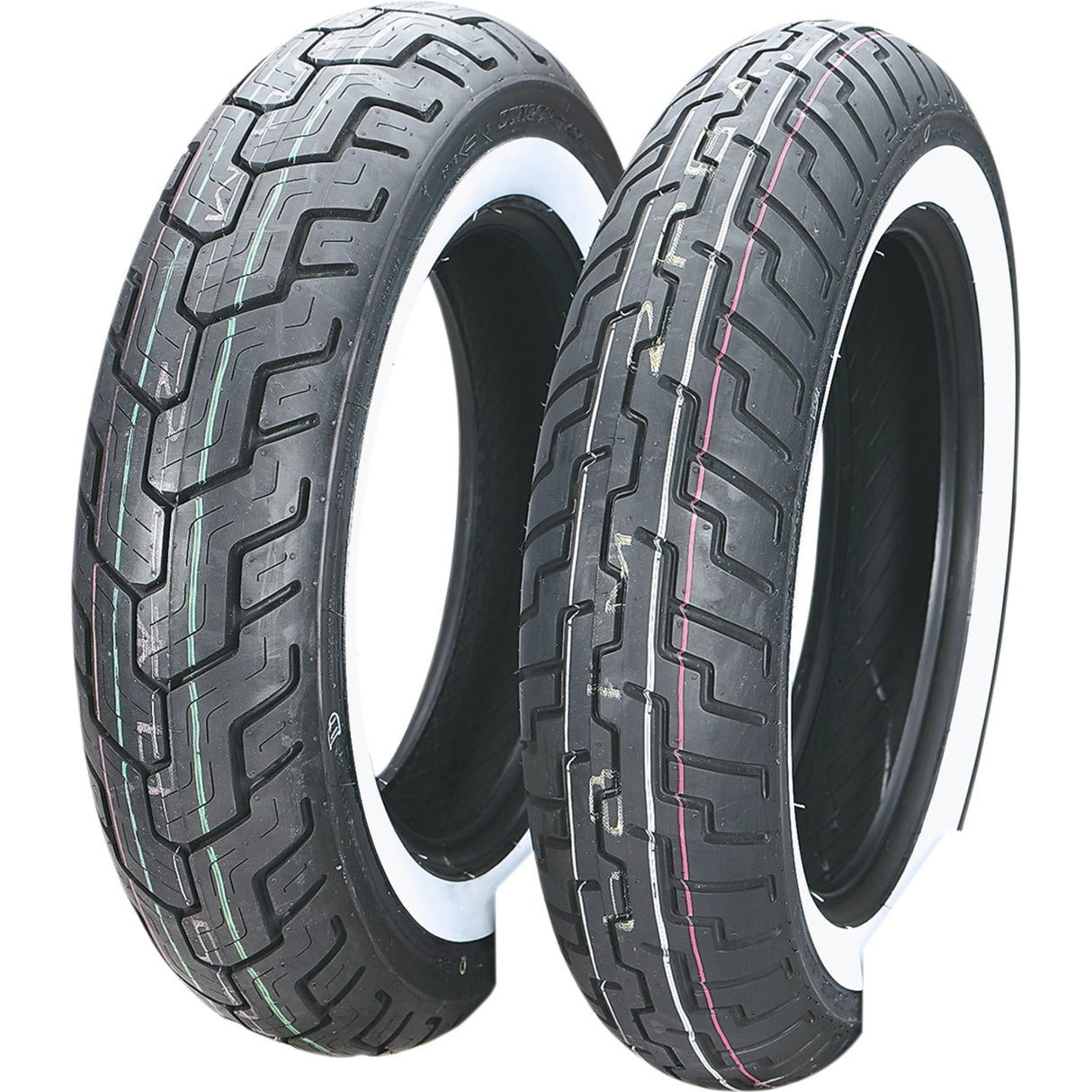 DUNLOP 32NM-50 45605050 D404 Tire Tire - D404 - Rear - 150/90-15 - Wide Whitewall - 74H