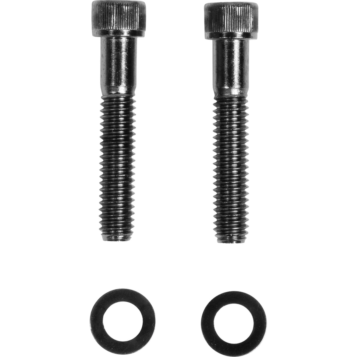 Drag Specialties M-Eight Bolt Kit Starter Knurled Socket-Head Black Chrome M8 For Harley Motorcycles 2017-2021