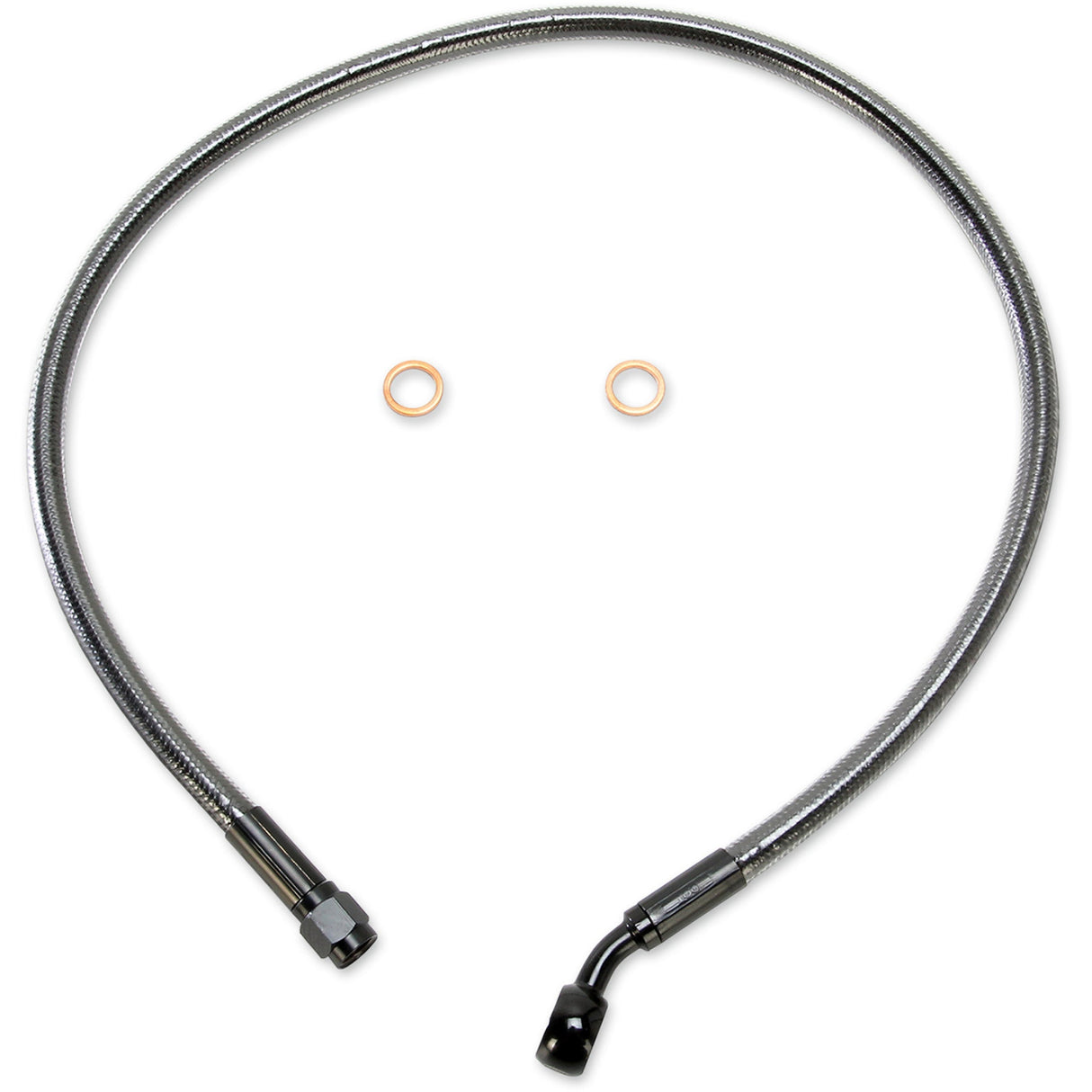 Magnum Shielding Alternate Length Designer Series ABS-Specific Front Brake Line Kit 10 Mm-35° 28" - AS47128 For Harley Softail Deluxe 2015-2017