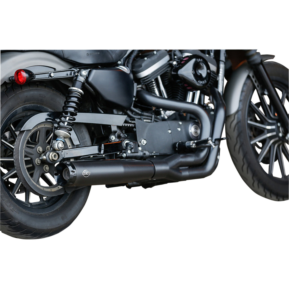 S&s Cycle Superstreet 2-Into-1 Exhaust System - 550-0951 For Harley Sportster 2007-2013