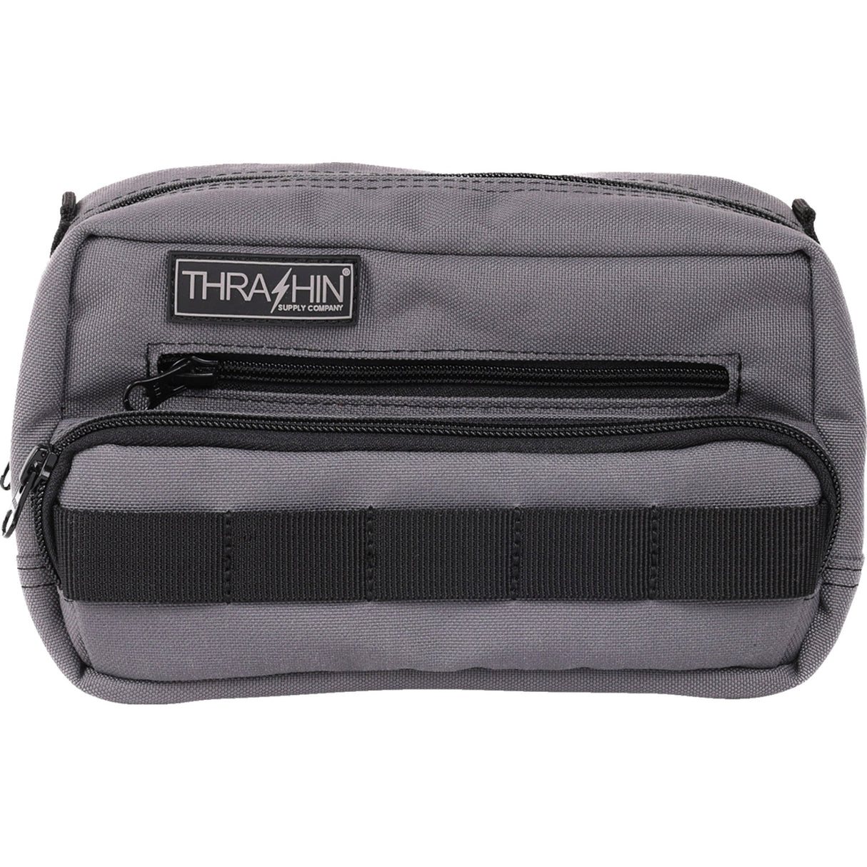 THRASHIN SUPPLY CO. 3510-0204 THB-0018 Handlebar Bag Plus - Gray