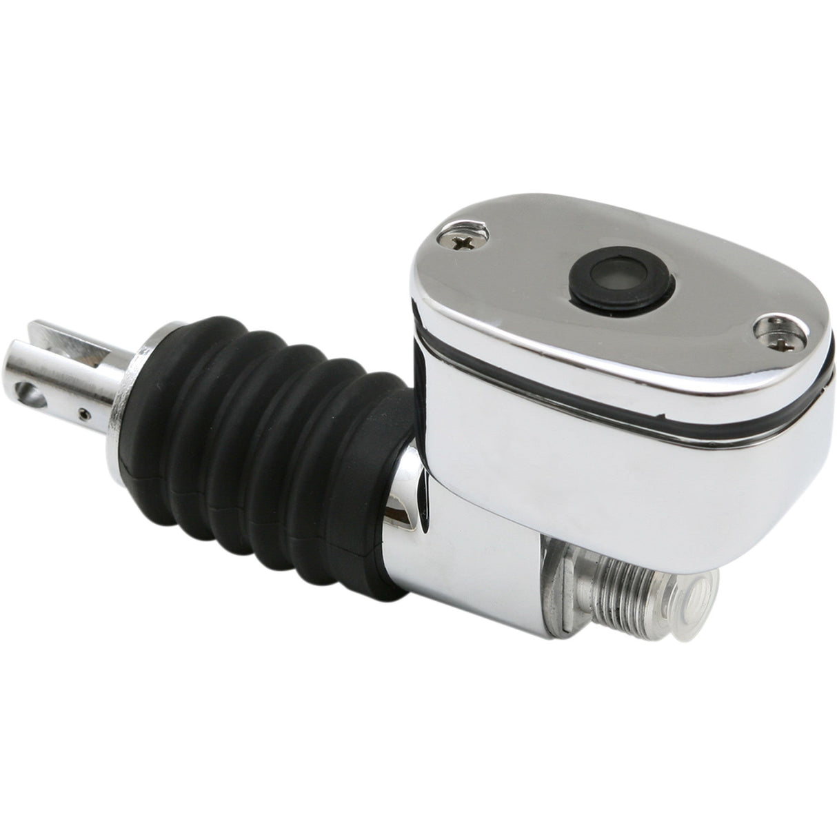 Drag Specialties Rear Brake Master Cylinder Rear Chrome For Harley Motorcycles 1999-2011