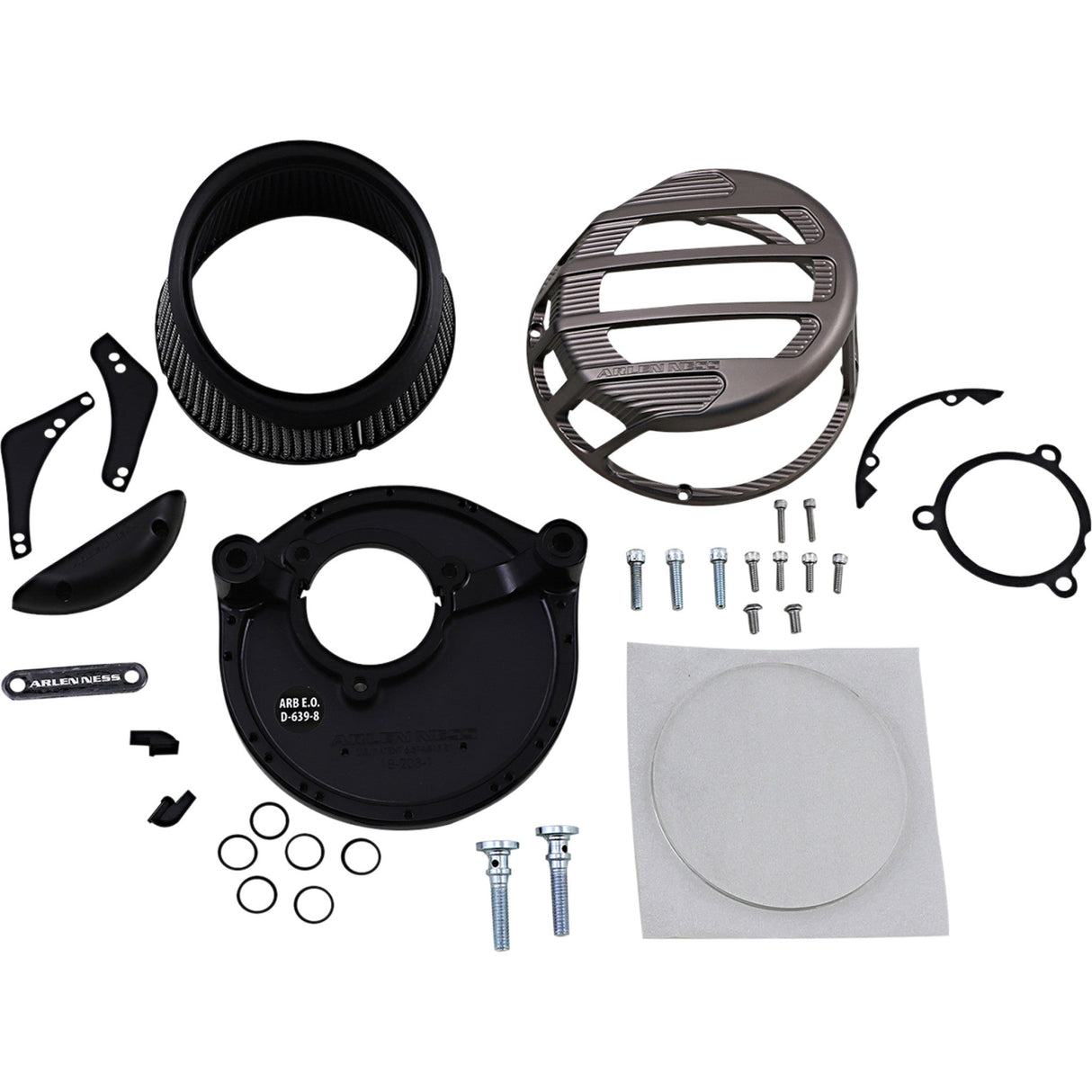 ARLEN NESS 1010-2658 81-308 Sidekick Air Cleaner Kit - Titanium