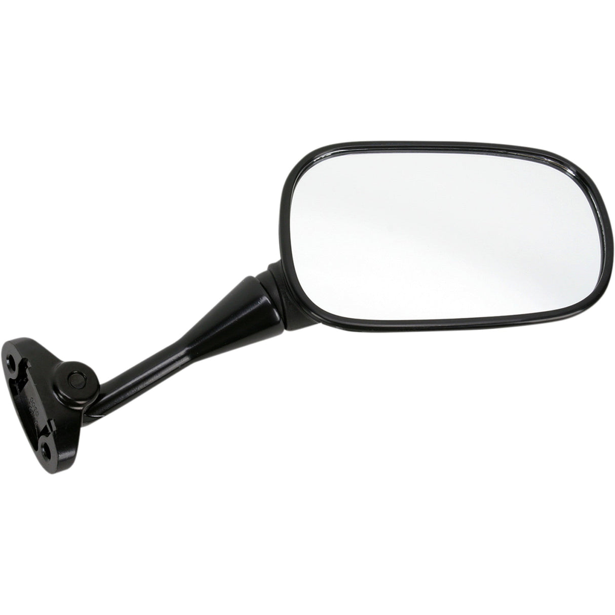 EMGO 20-87021 20-87021 OEM-Style Replacement Mirror Mirror - Side View - Oval - Black - Right