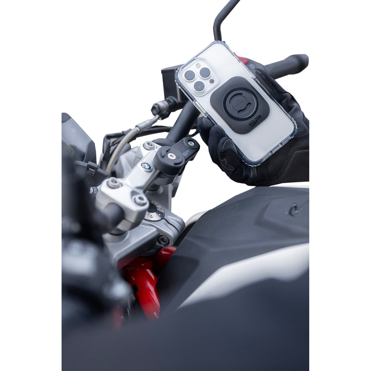 SP CONNECT 0636-0452 52401 Moto Mount LT Phone Holder Kit - SPC+ - LT - Universal Adhesive