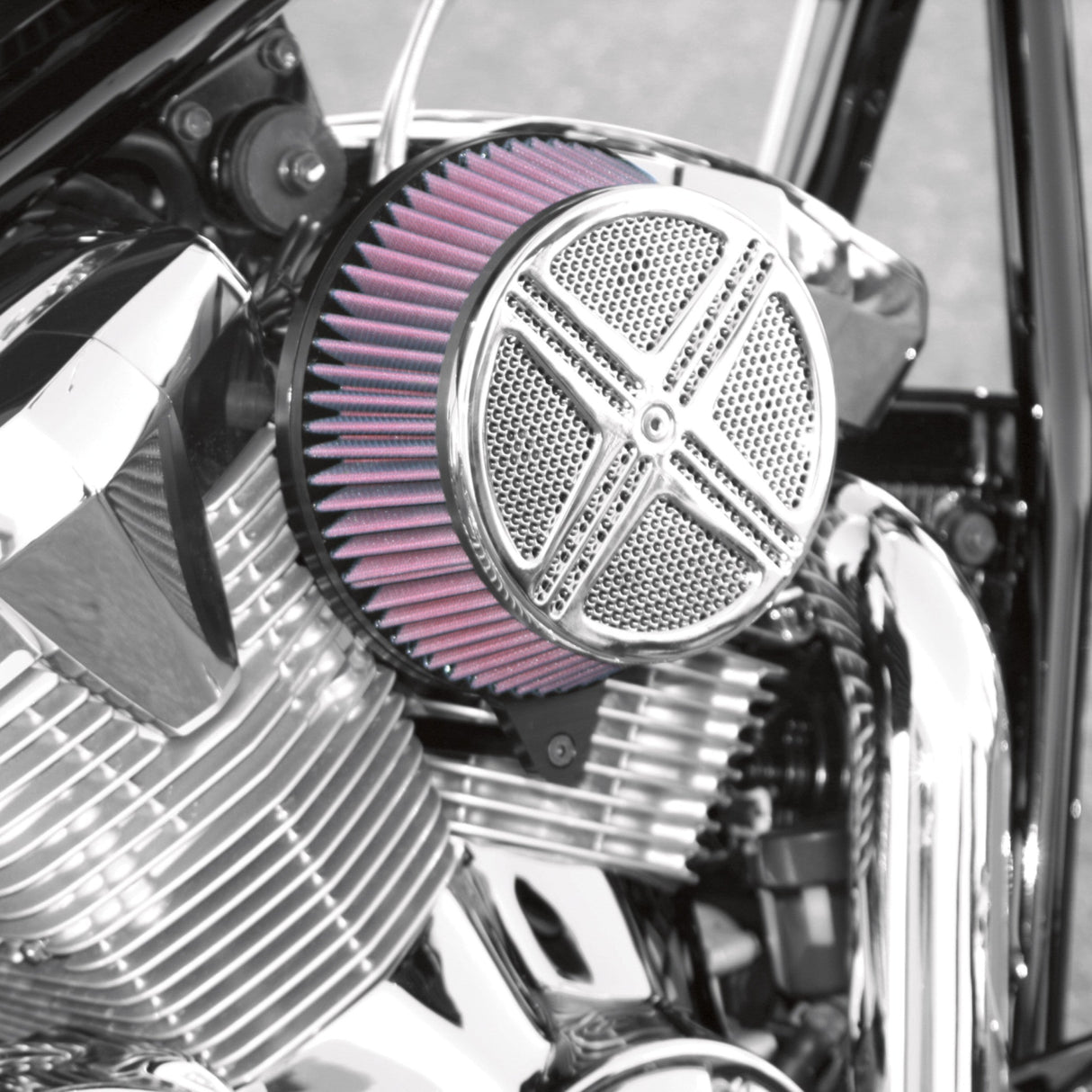 BARON 1010-0752 BA-2313-00 xXx Big Air Kit chrome