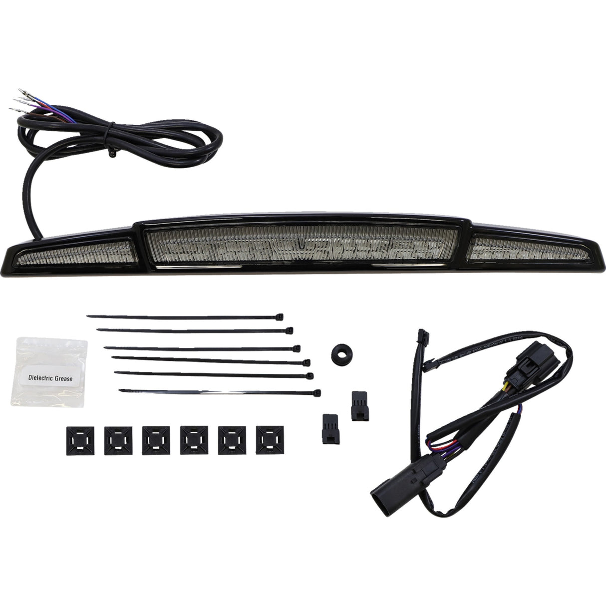 Ciro Streak Trunk Light With Lightstrike™ Technology Black Smoke - 40105 For Harley Touring 2014-2025