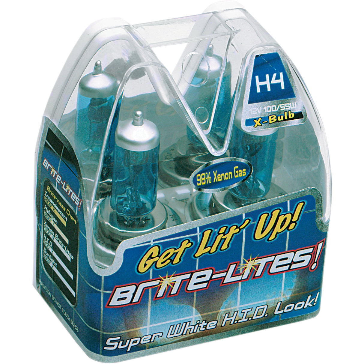 BRITE-LITES BL-43B100X2 BL-43B100X2 Replacement Bulb Bulb - P43T Blue - 55/100 W - Pair