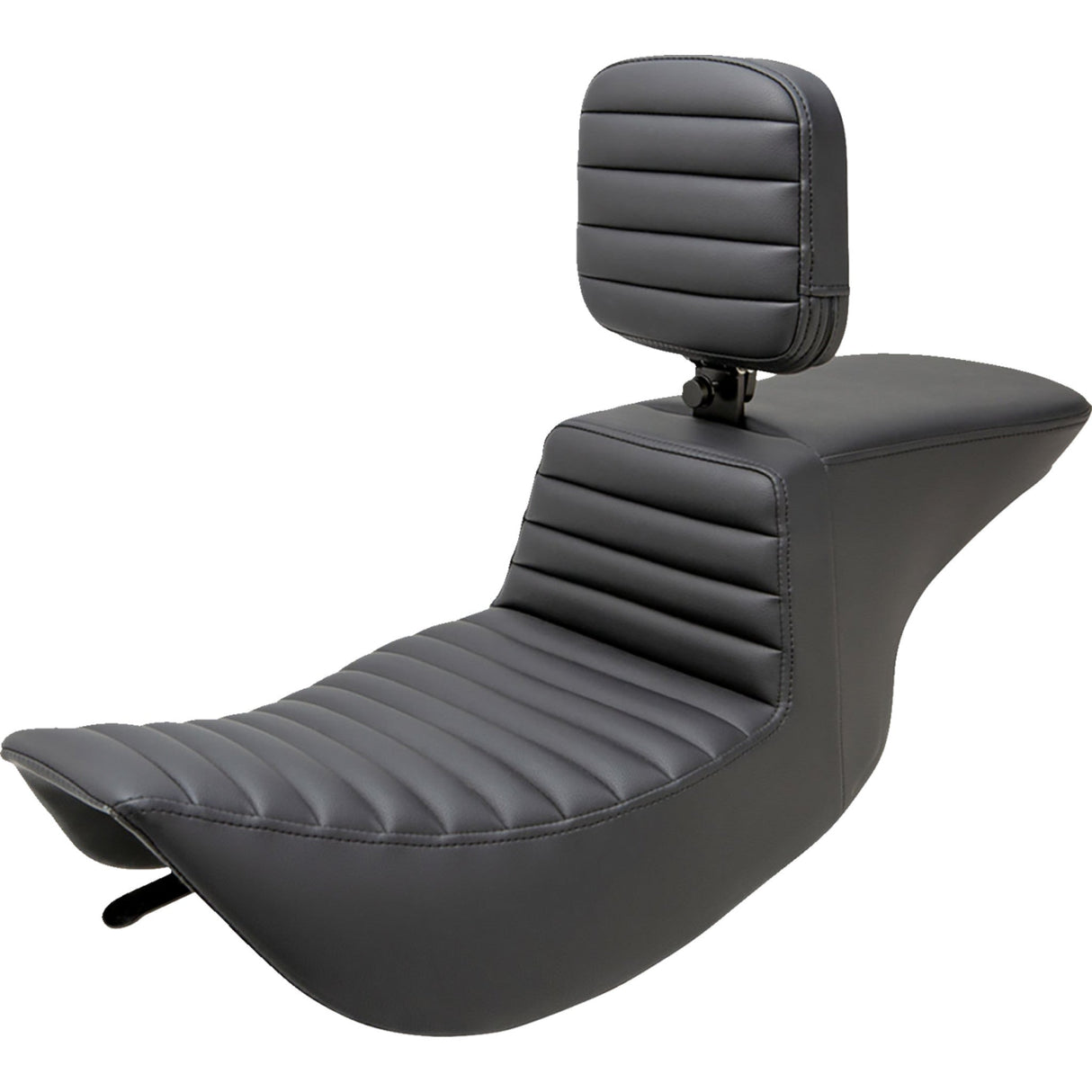 Saddlemen Tour Step-Up Seat Rider Backrest Tuck-N-Roll - 897-06-191BR For Harley Touring 1997-2007
