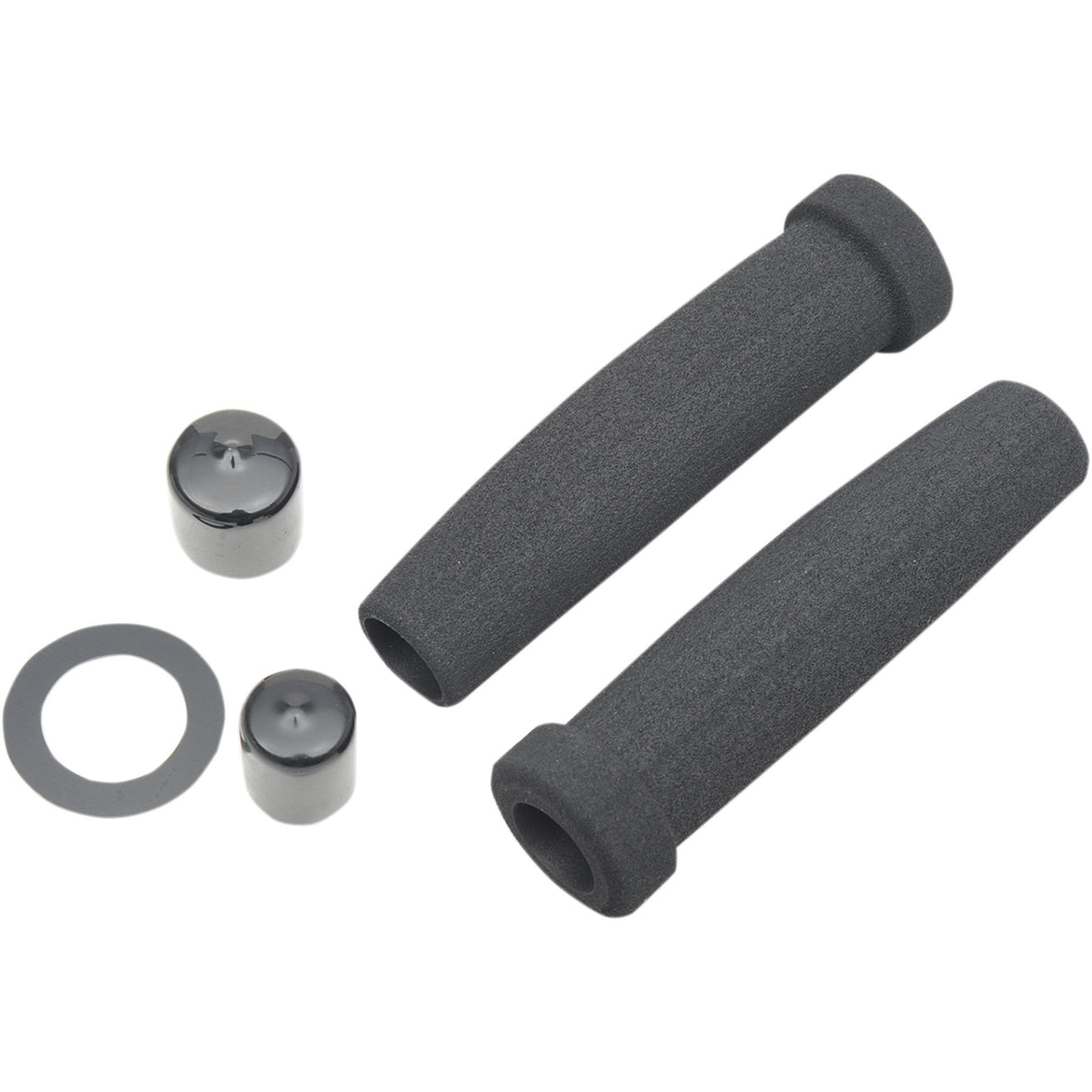 GRAB ON GR-18 MC313 Classic Superbike Grips - Classic - Superbike - Black