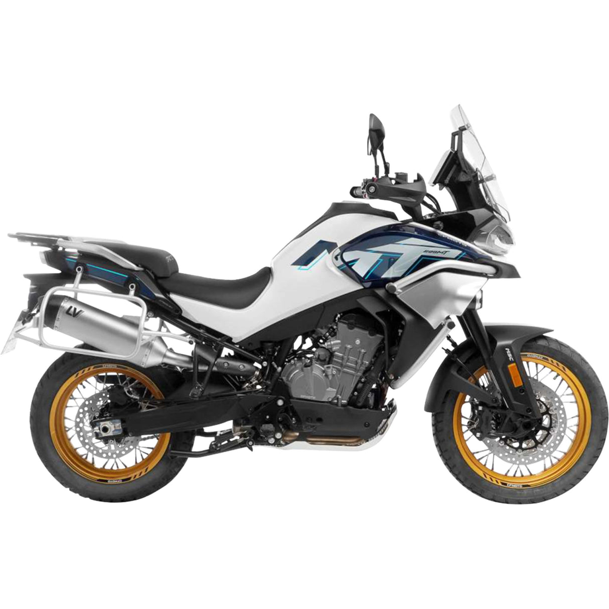 Leovince LV-14 Muffler - 15618U For KTM 890 Adventure / 890 Adventure Rally / 790 Adventure 2021-2025 | Husqvarna Norden 901 2022-2025