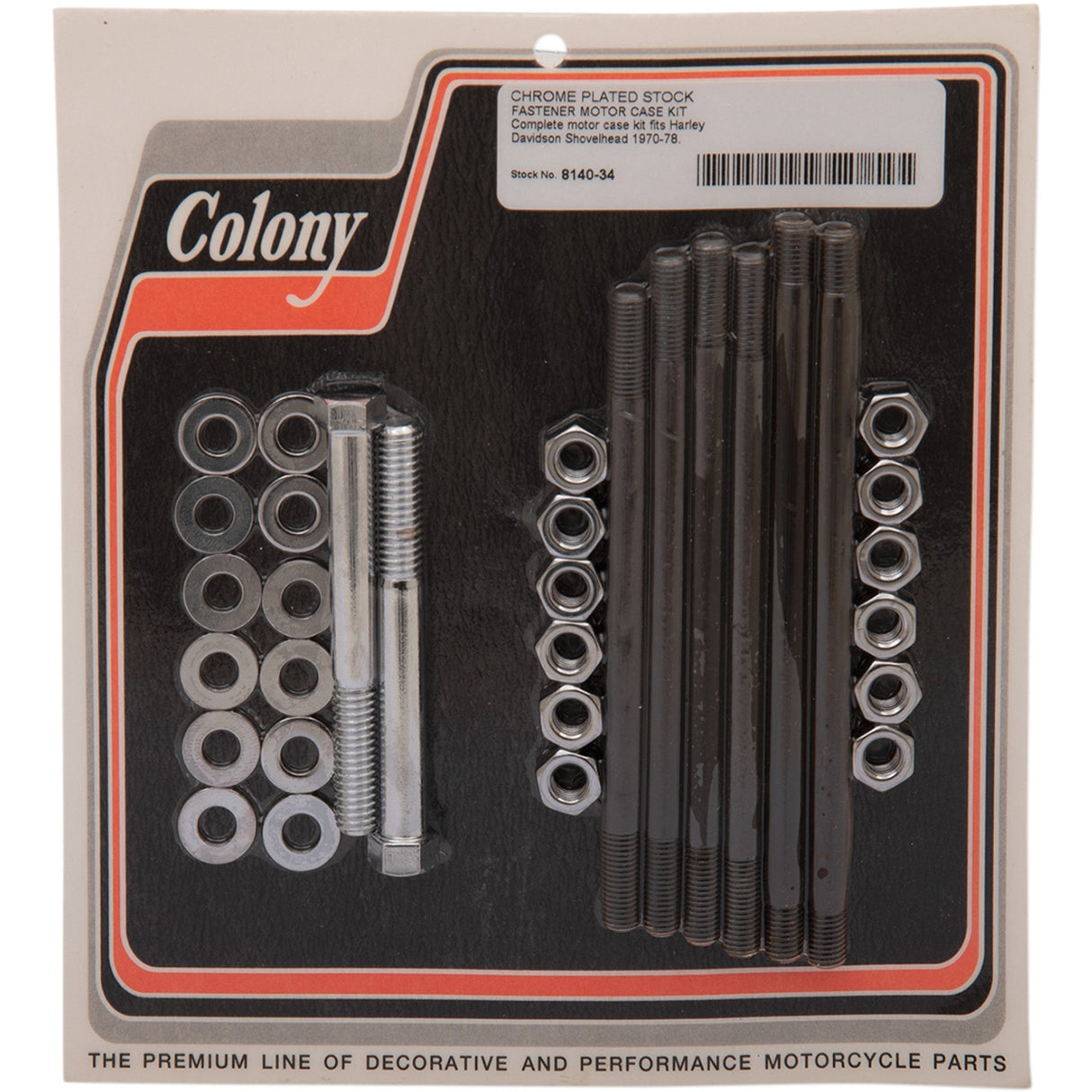 Colony Bolt Kit - 8140-34 For Harley Touring / Super / Low / Electra Glide 1970-1978