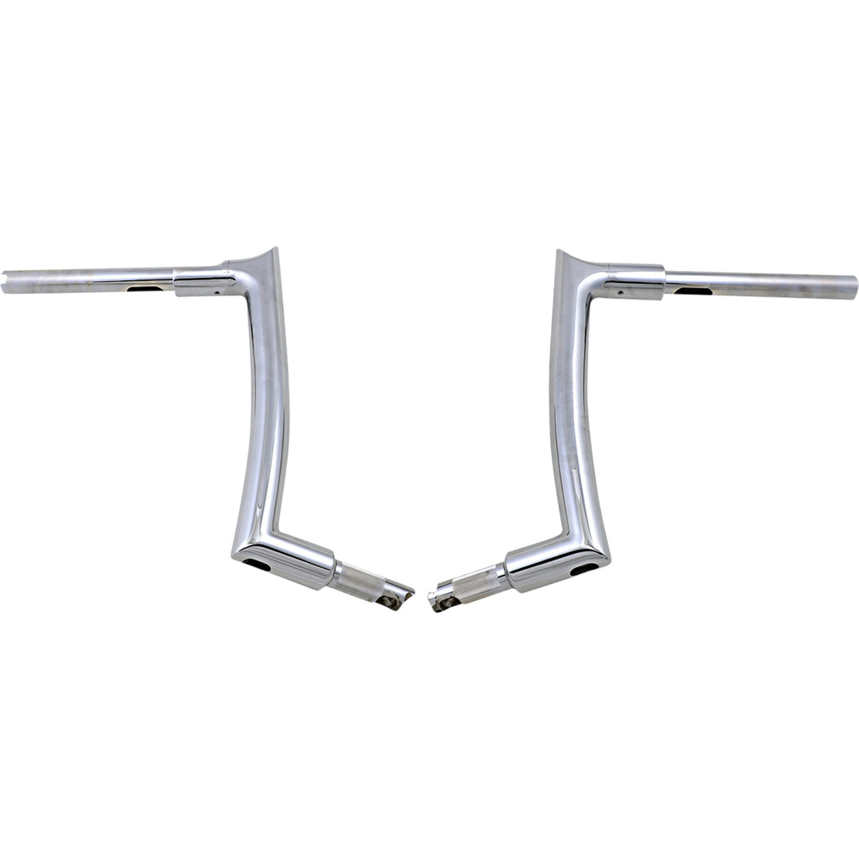 FAT Baggers INC. 1-1/2" EZ Install Pointed Top Handlebar 12" Chrome - 807012 For Harley Touring 2008-2016