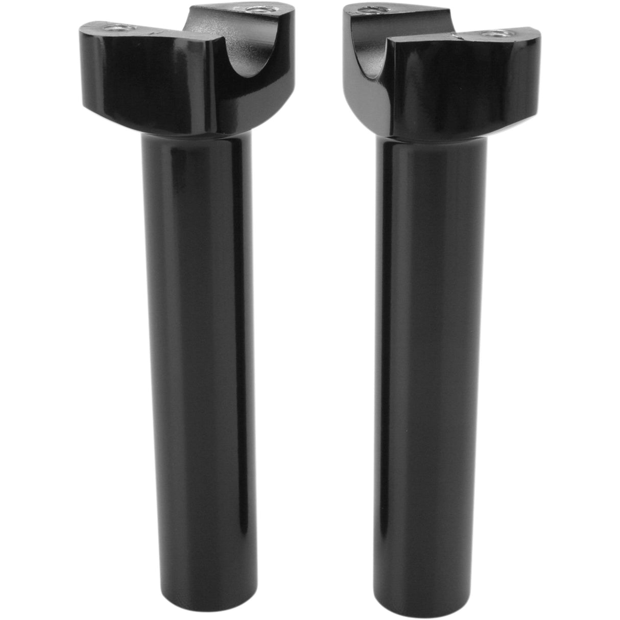 DRAG SPECIALTIES 0602-0406 Forged Aluminum Handlebar Risers straight - 6-1/2" - black