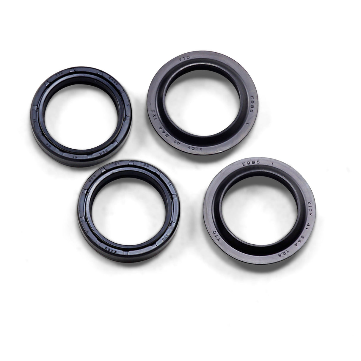 Drag Specialties Fork Seal Dust Wiper Kit 41 Mm X 54 Mm X 11 Mm 41 Mm X 54.4 Mm X 12 Mm - 0407-0343 For Harley Touring 1995-2017