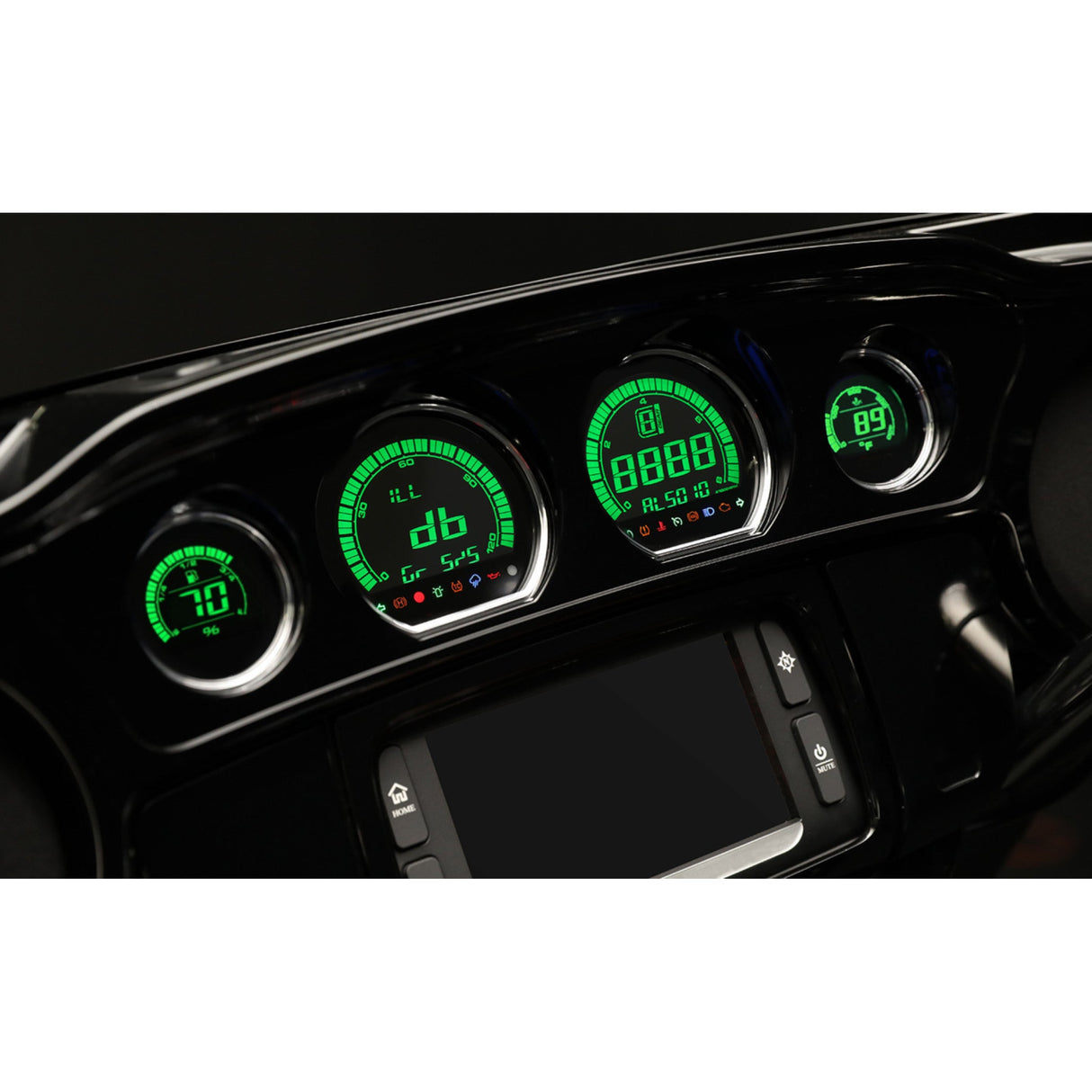 Koso North America HD-03 Gauge Kit - BA064902 For Harley Touring 2014-2023