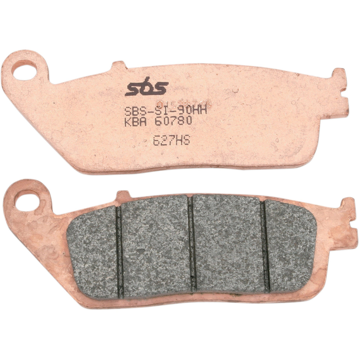 SBS HS Street Excel Sintered Front Brake Pads - 627HS For Triumph Motorcycles 1996-2024 | Kawasaki Motorcycles 2015-2026 | Honda Motorcycles 1986-2018