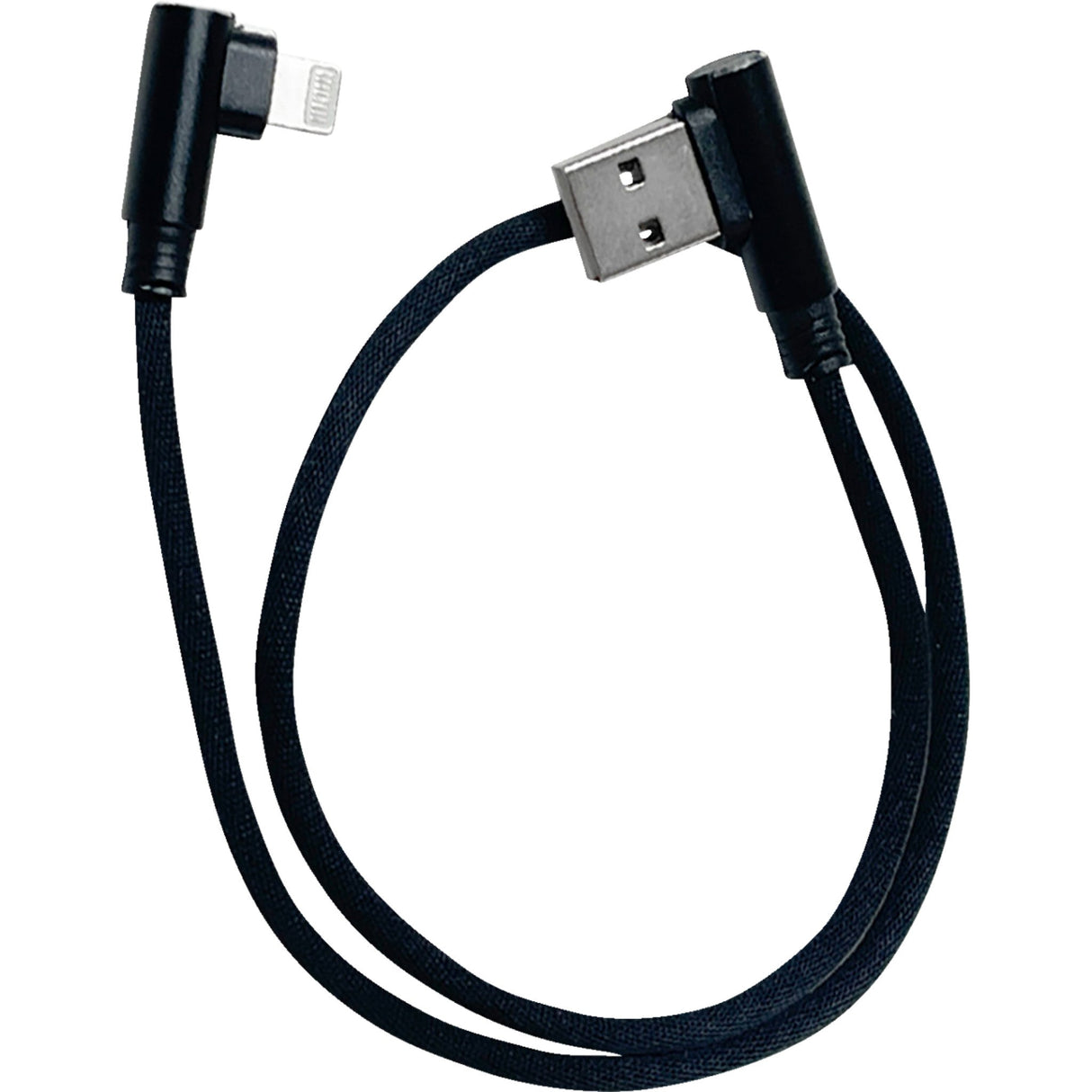 RIDEPOWER 3807-0638 RP90DEGUSBLHT18 90° USB to 90° Lightning Cable charger - single-end - 18"