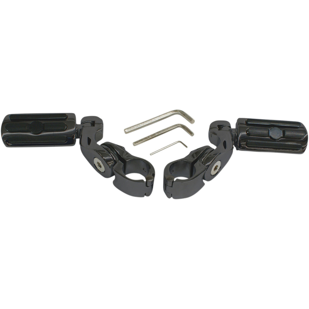 RIVCO PRODUCTS 1624-0361 MV115MB Highway Pegs With Mounting Arms Highway Peg Mount - Black