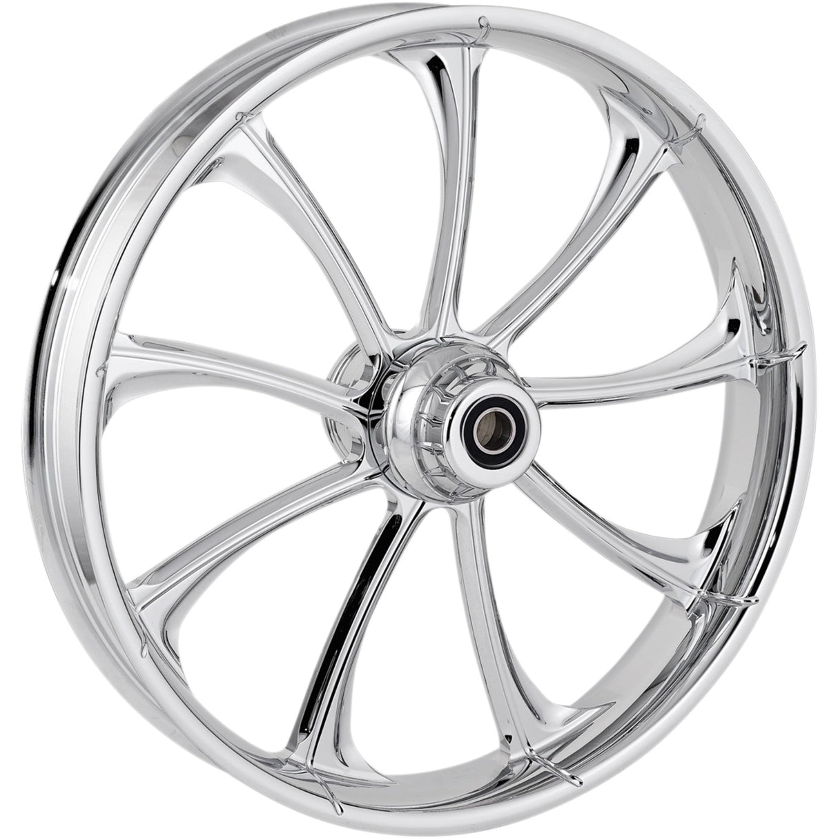 RC Components Revolt Wheel Revolt Front Dual Disc Without ABS Chrome 21"x3.50" - 21350-9031-124C For Harley Touring 2008-2013