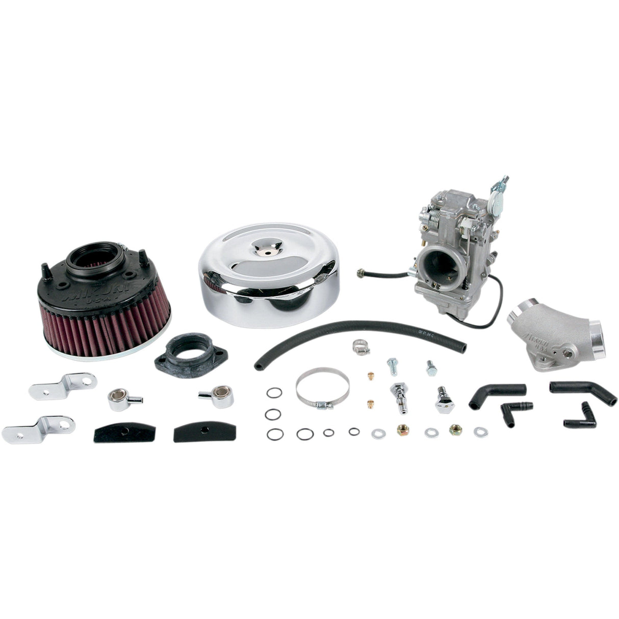 Mikuni HSR Smoothbore Carburetor Total Kit HSR45 Twin Cam - 45-4 For Harley Motorcycles 1999-2006