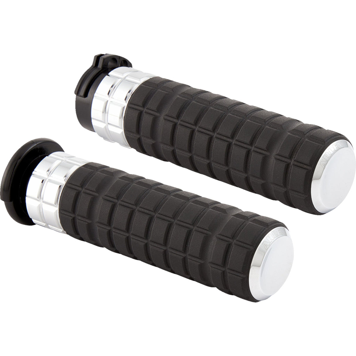 Arlen Ness SpeedLiner Grips TBW Chrome - 500-003 For Harley Motorcycles 2008-2025