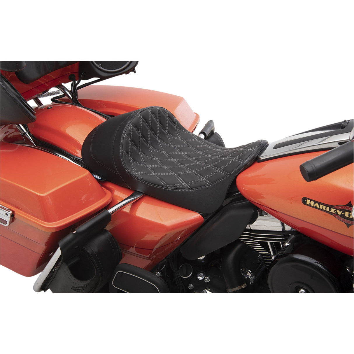 Drag Specialties Seats Low-Profile Seat - 0801-1253 For Harley Touring 2008-2023