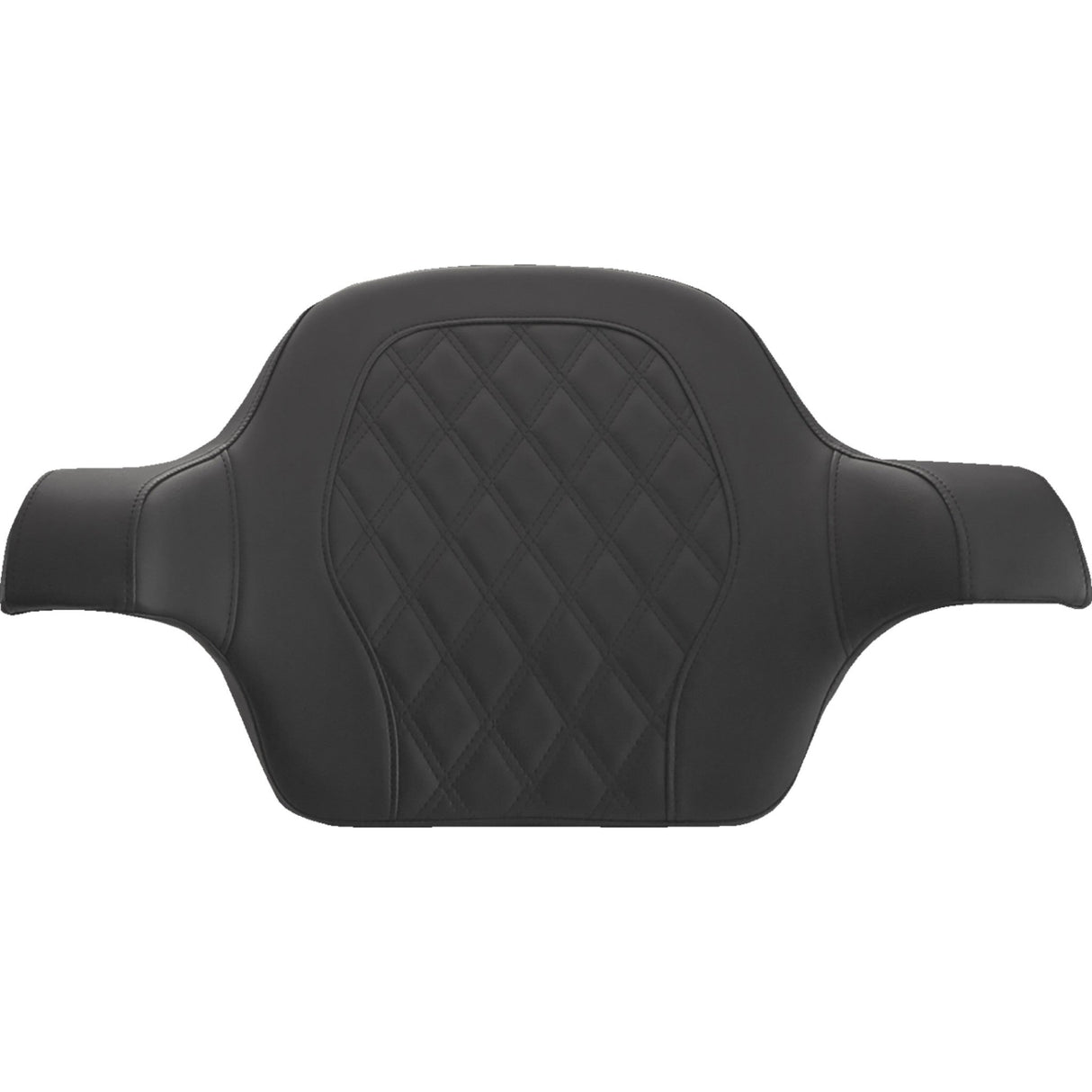Saddlemen Tour Pak® Backrest Pad Step-Up Lattice Stitch Black - 814-07-TPACK-SU For Harley Touring 2014-2026