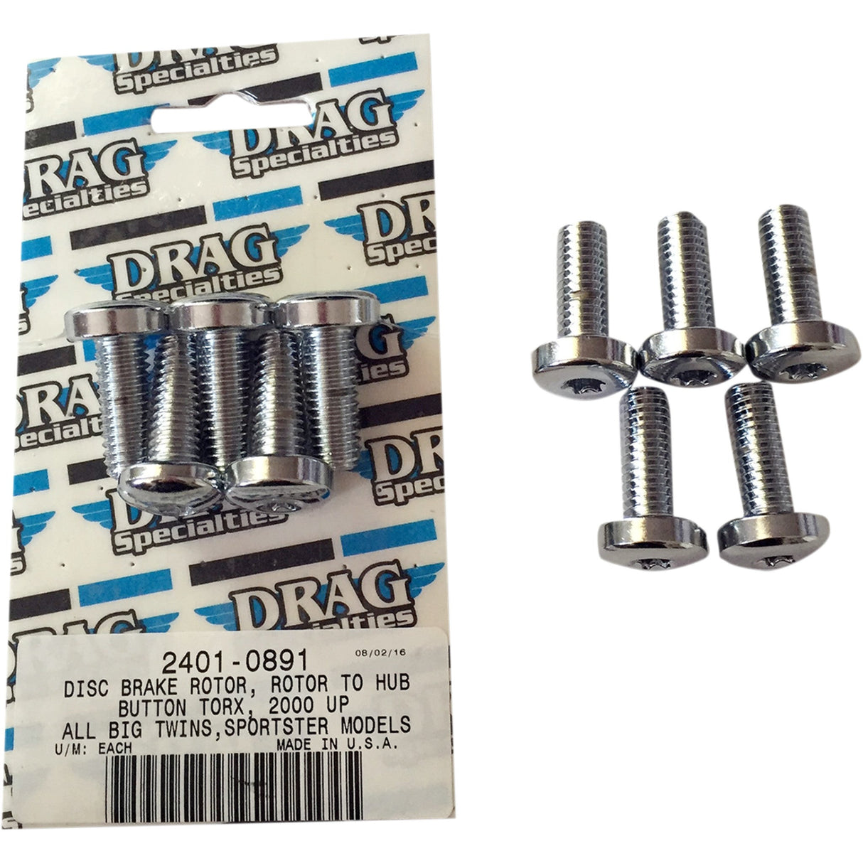 DRAG SPECIALTIES Disc Brake Hub Mounting Kit Rotor - to Rear