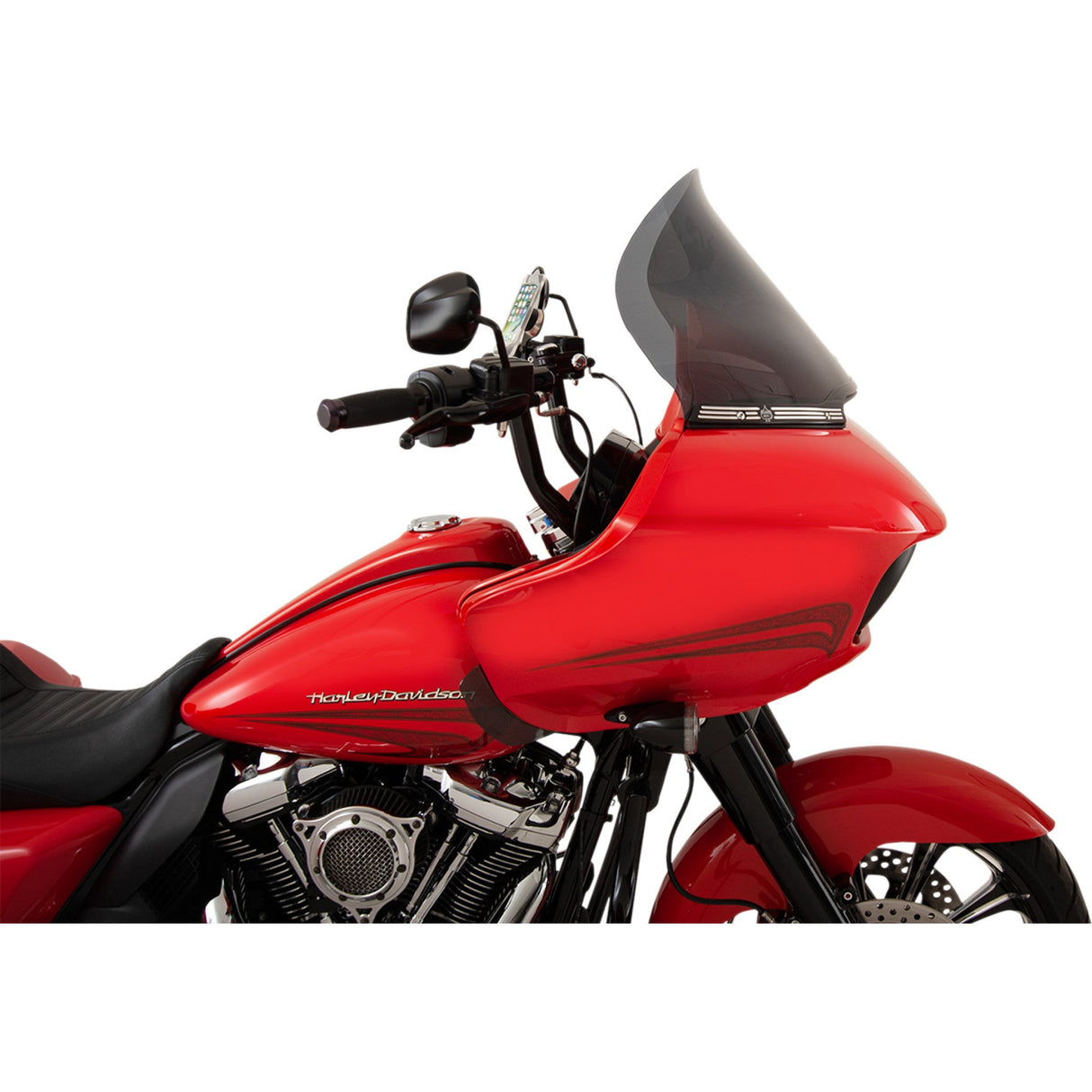 Klock Werks Pro-Touring Flare® Windshield 15" Dark Smoke - KWW-01-0315 For Harley Road Glide 2015-2025