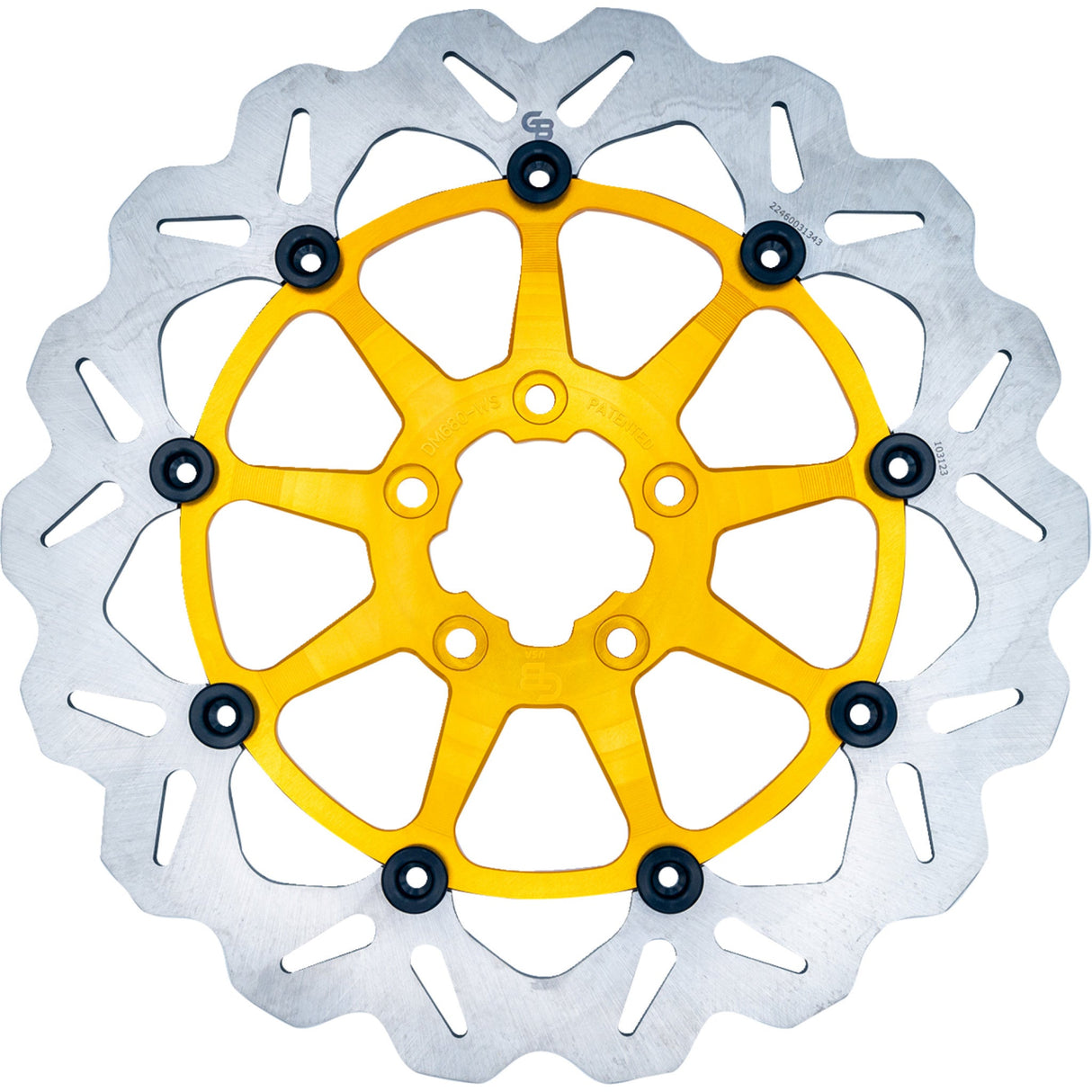 GALFER 1710-4568 DF680CWS-G Wave® Brake Rotors - Front - Gold