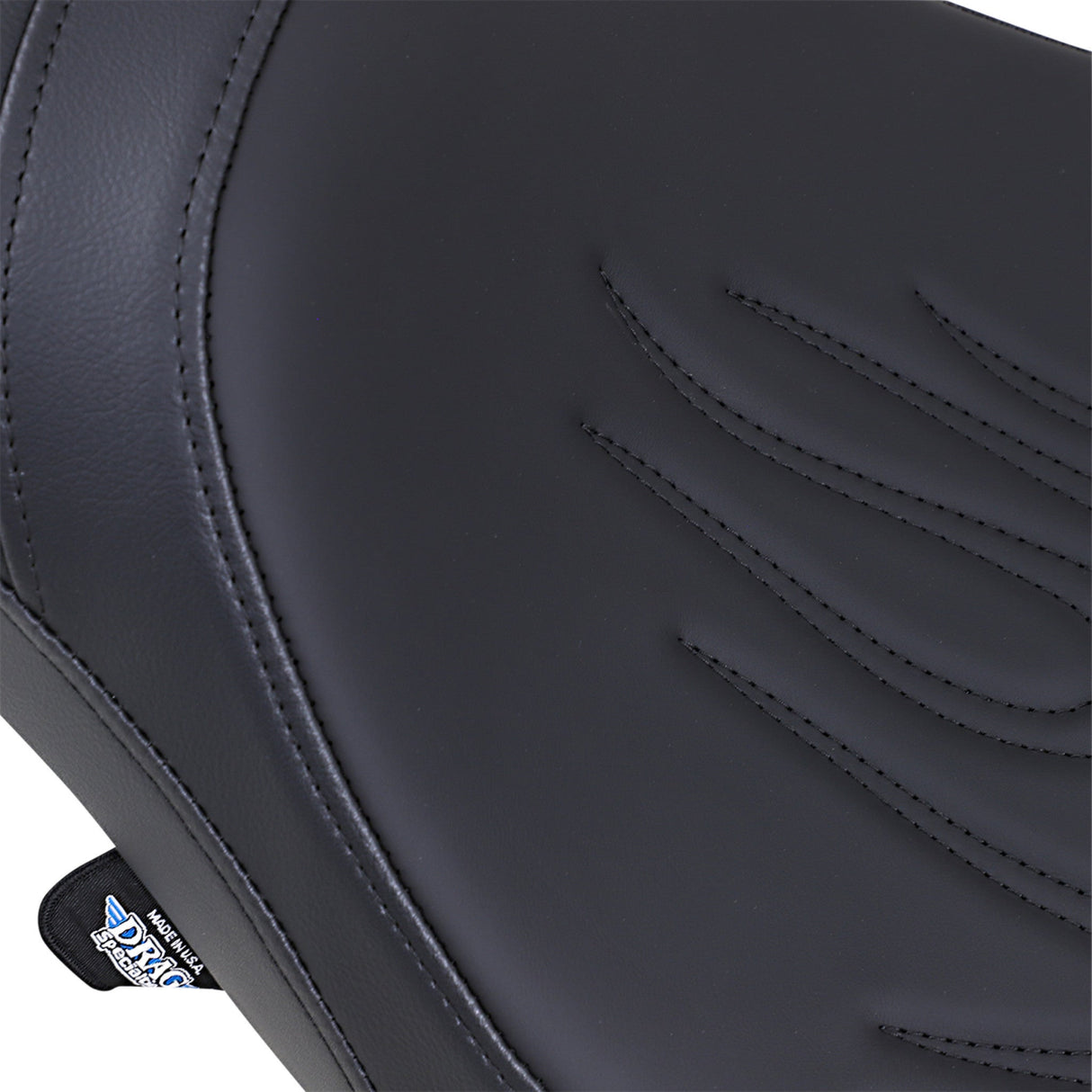 DRAG SPECIALTIES 0810-1597 Predator Seat flame stitched - vegas