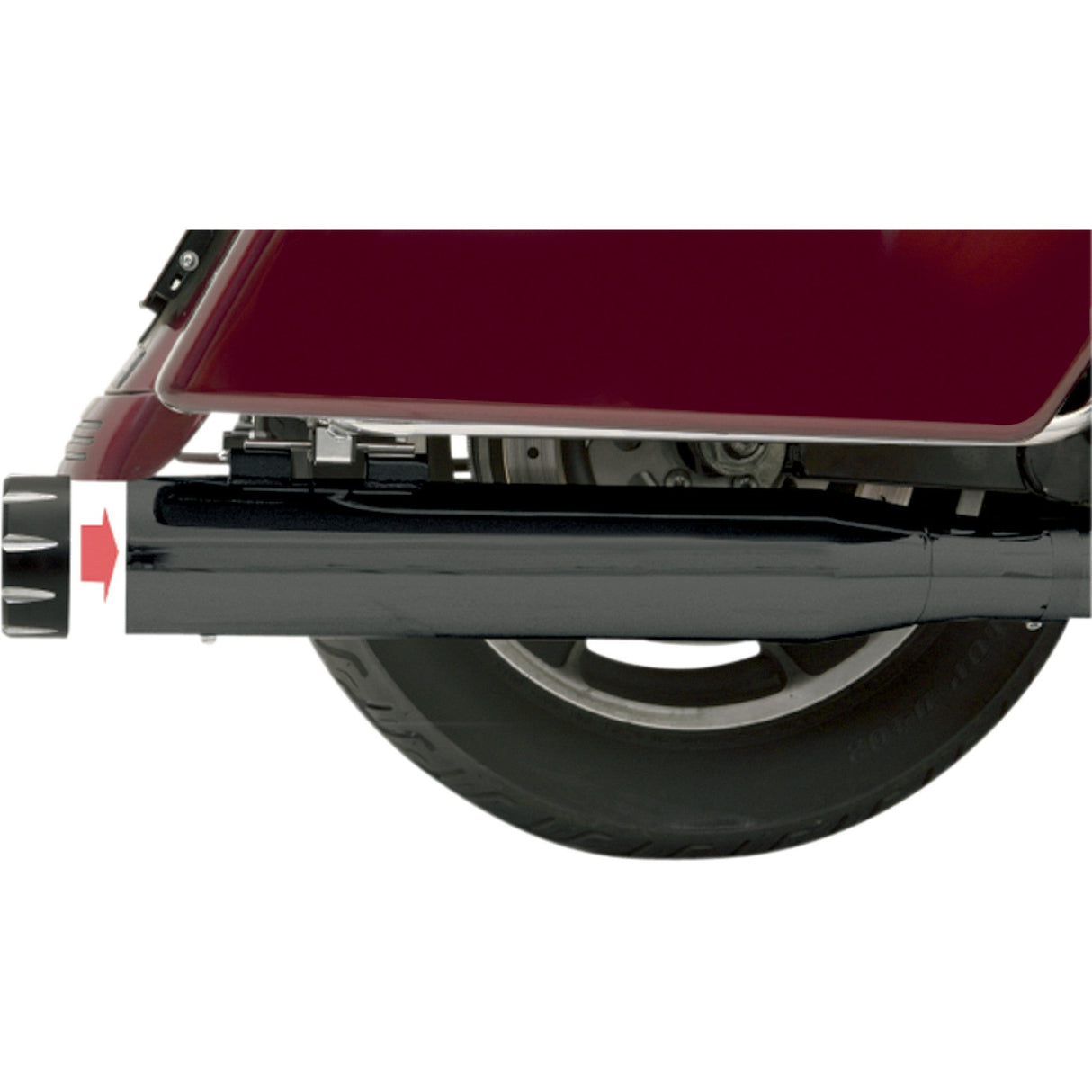Bassani Xhaust Quick Change Series Slip-On Mufflers Black - 1F740B For Harley Touring 1995-2016