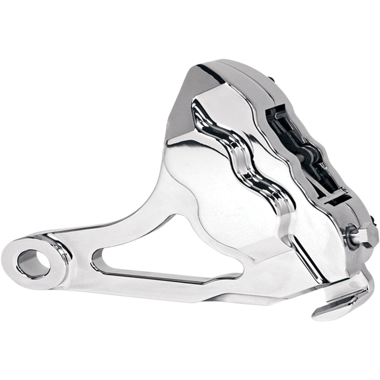 Hawg Halters 4-Piston Brake Caliper Rear Chrome - RKSTCC506 For Harley Softail / Screamin' / 15th Anniversary 2000-2007