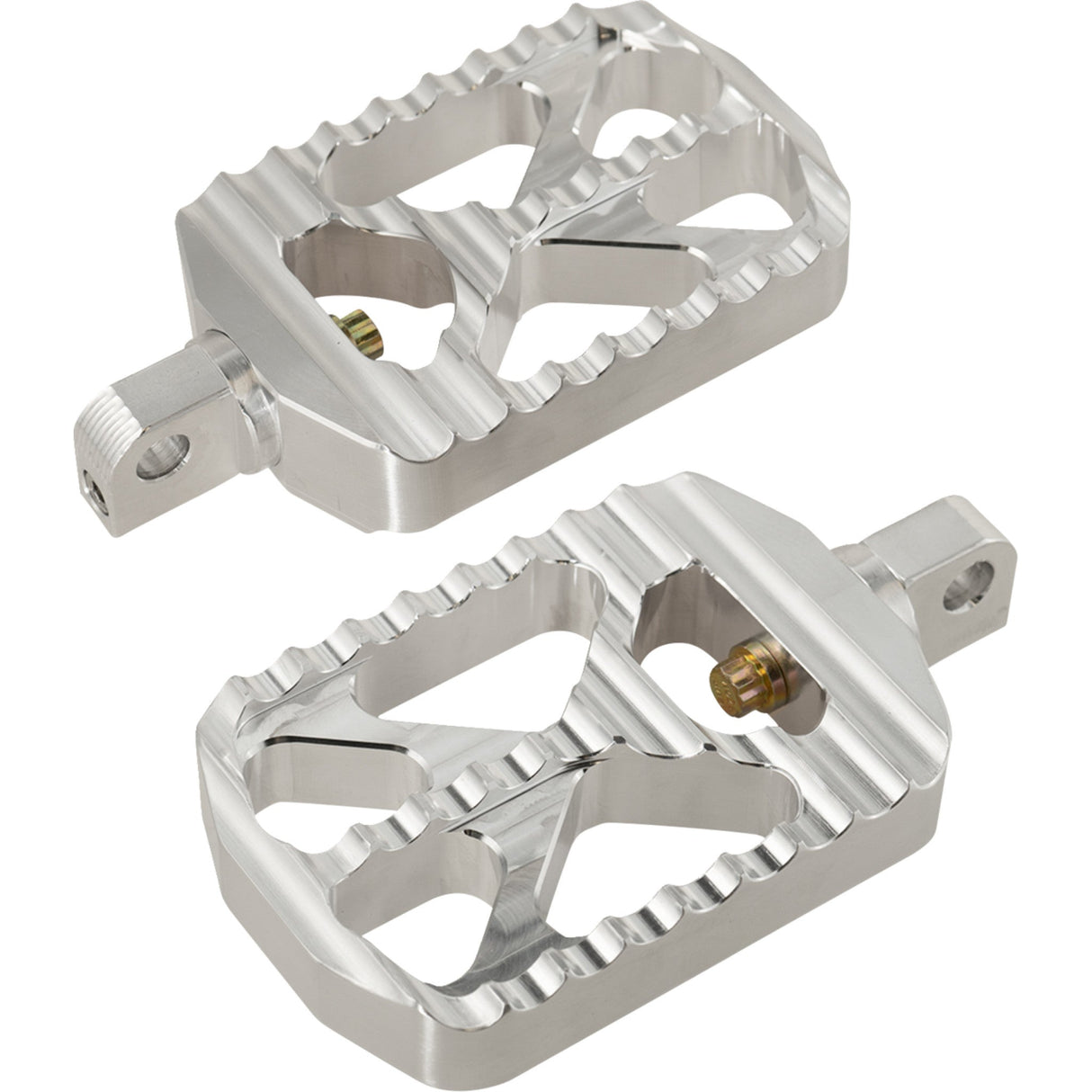 JOKER MACHINE 1620-2660 08-646-1 Bear Claw Footpegs - Silver - Harley-Davidson