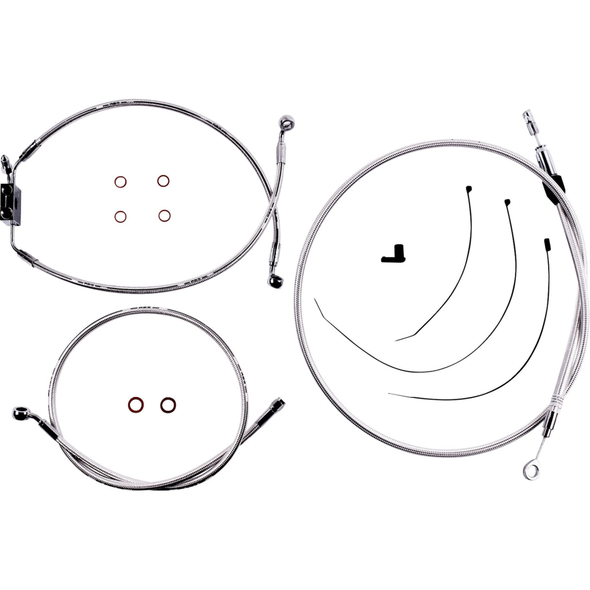 Magnum Shielding Cable Kit - 3871128 For Harley Softail 2018-2024