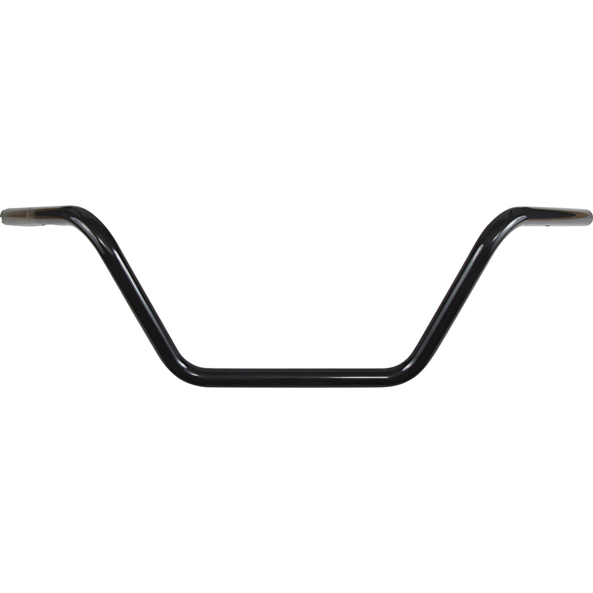DRAG SPECIALTIES 0601-4183 1" Handlebar — Mid/Buckhorn 1" Handlebar - Buckhorn Mid - TBW - Black
